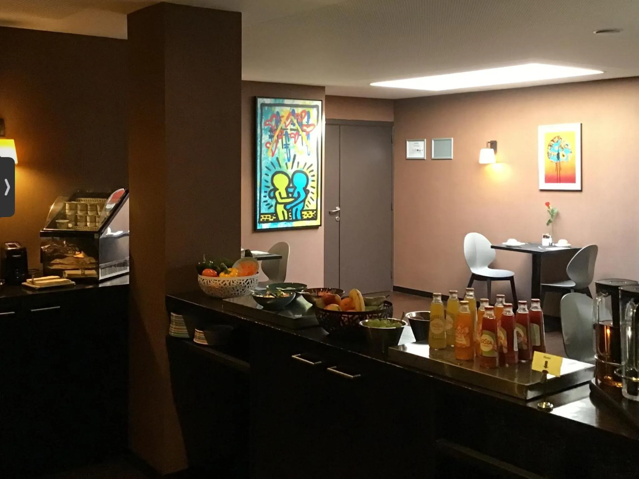 Buffet breakfast in New Hotel Charlemagne