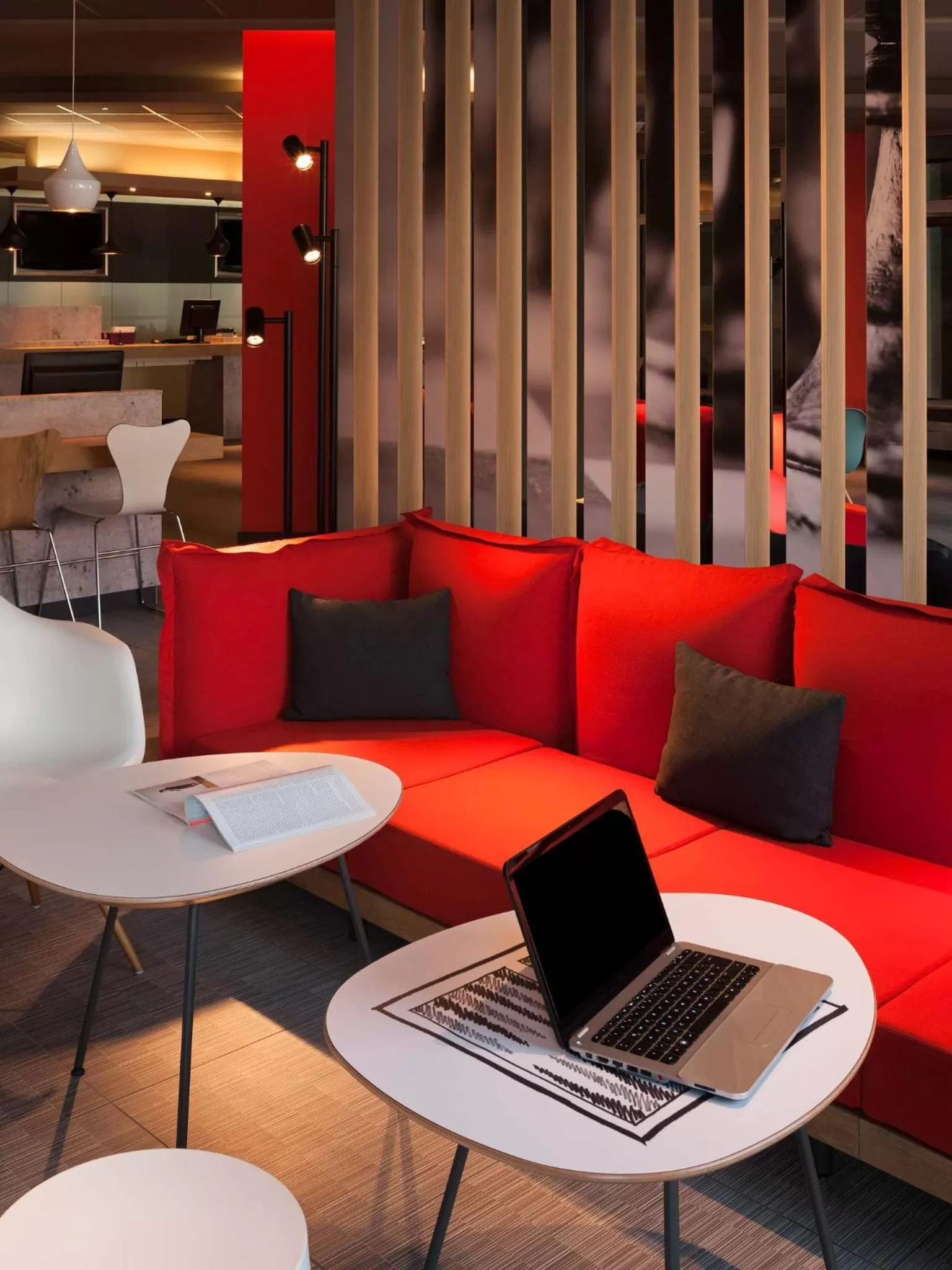 Lobby or reception in ibis Hotel Würzburg City