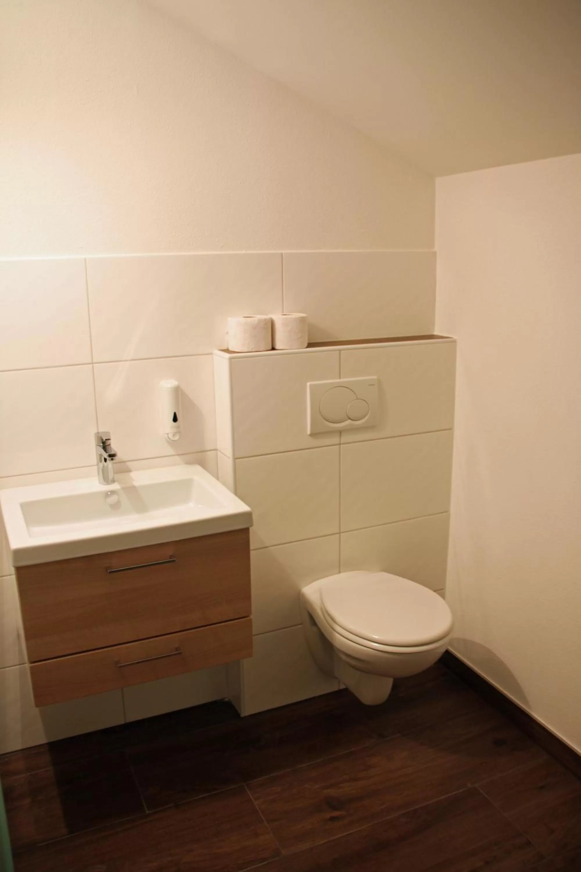 Toilet in Pension Café Maier