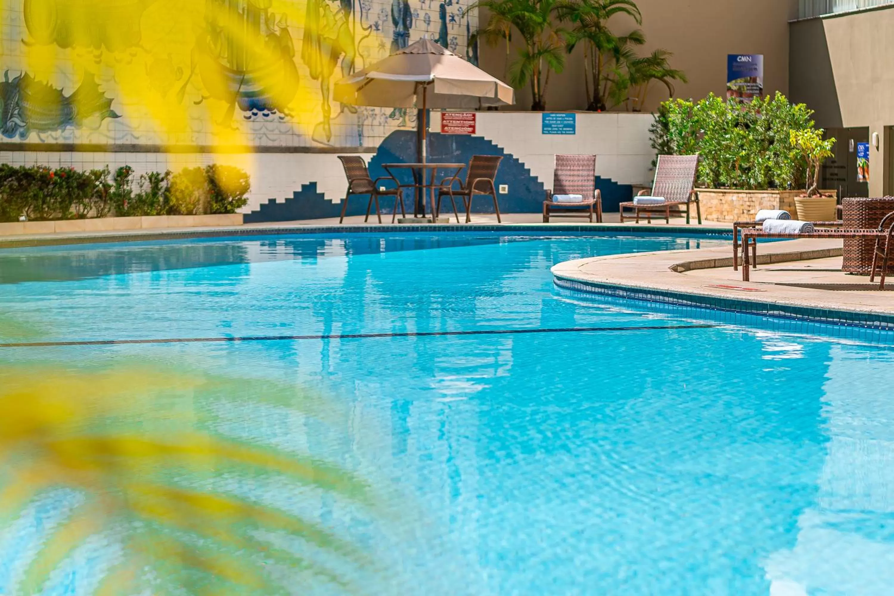 Swimming pool in Grande Hotel da Barra
