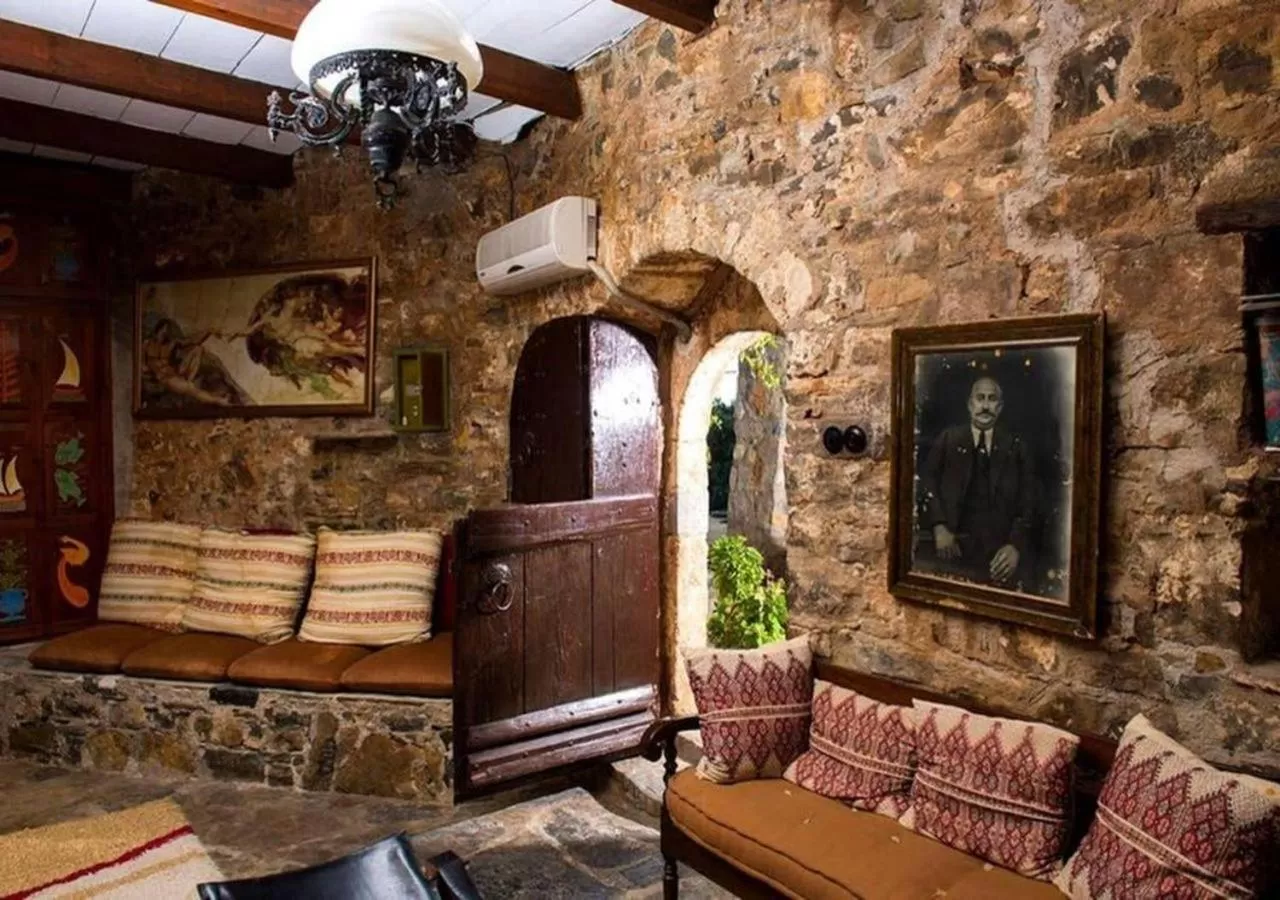 Seating area in The Traditional Homes of Crete