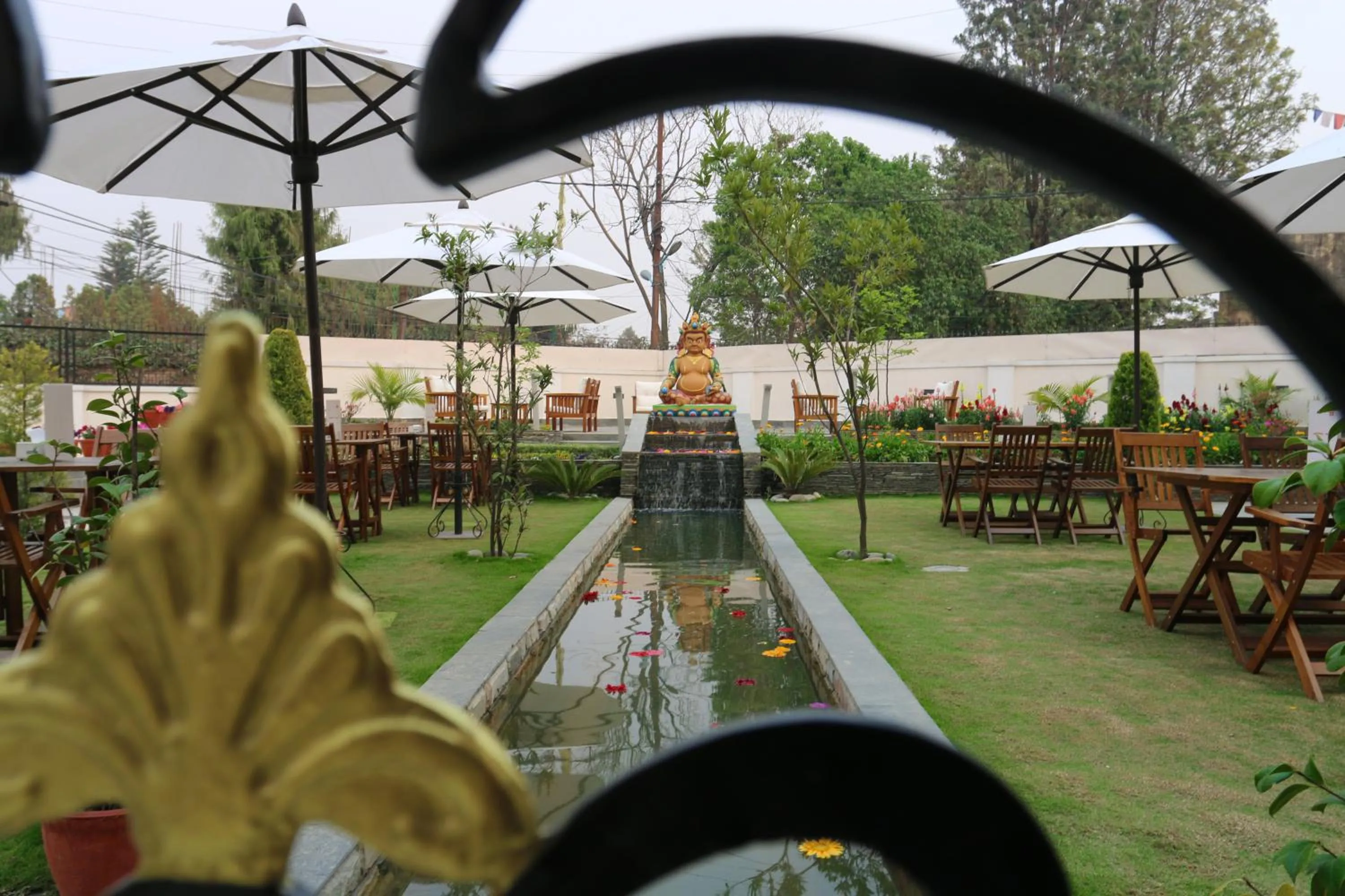 Garden in Hotel Harmika - Boudha, Kathmandu