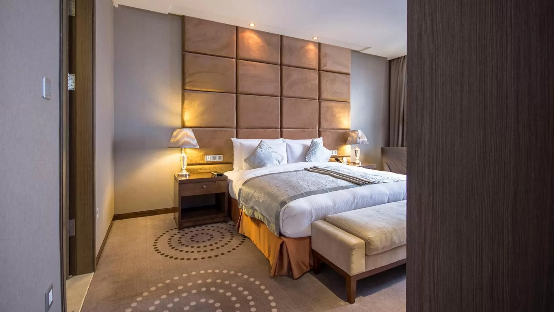 Bed in Fleuve Congo Hotel By Blazon Hotels