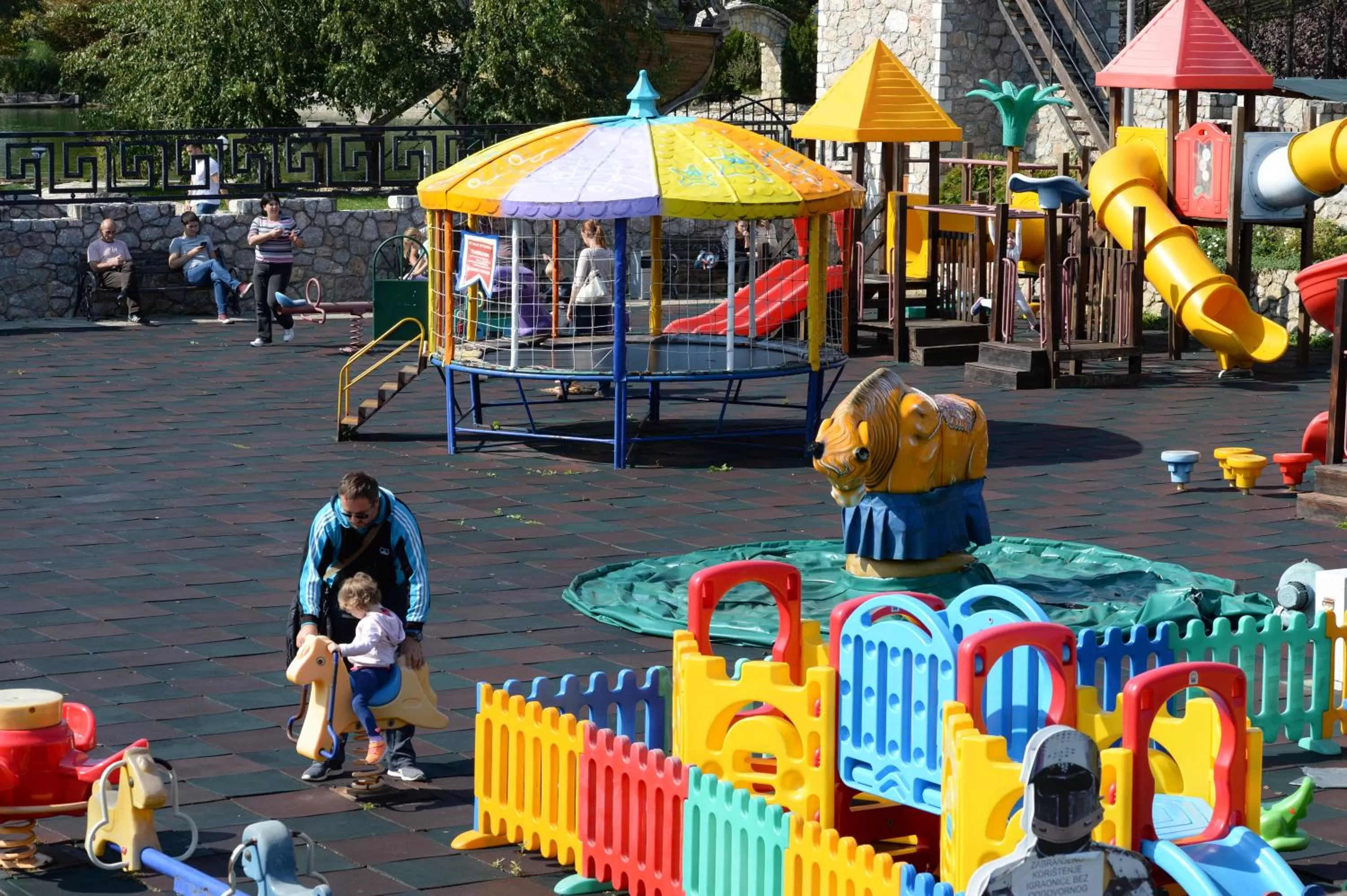 Children play ground, Children in Ethno Village Stanisici