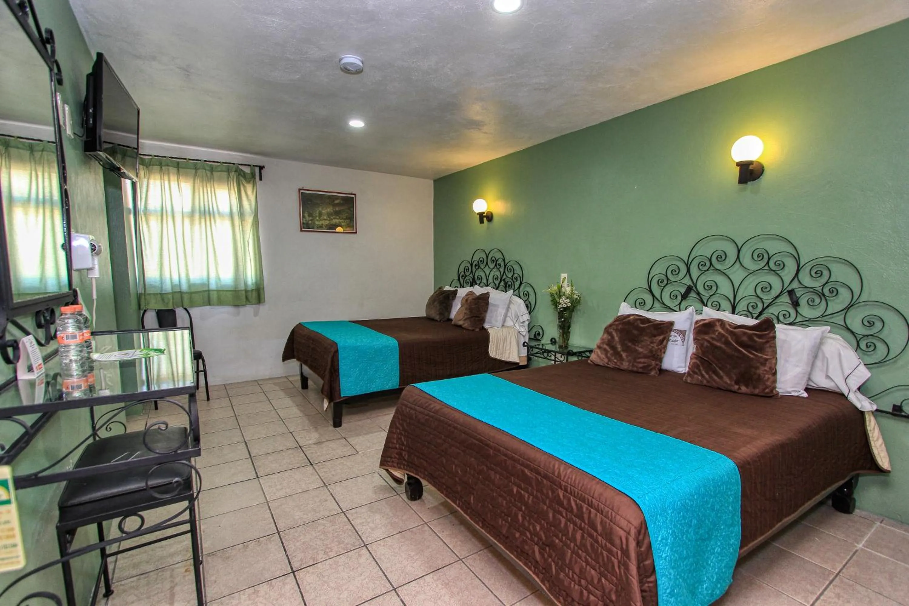 Bed in Hotel Mansion del Cantador