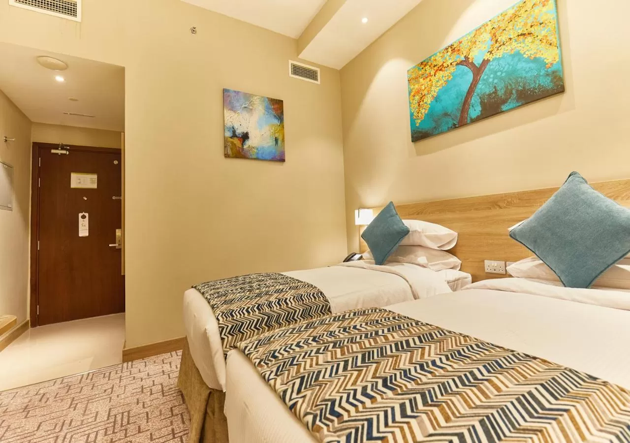 Bedroom, Bed in Rose Plaza Hotel Al Barsha
