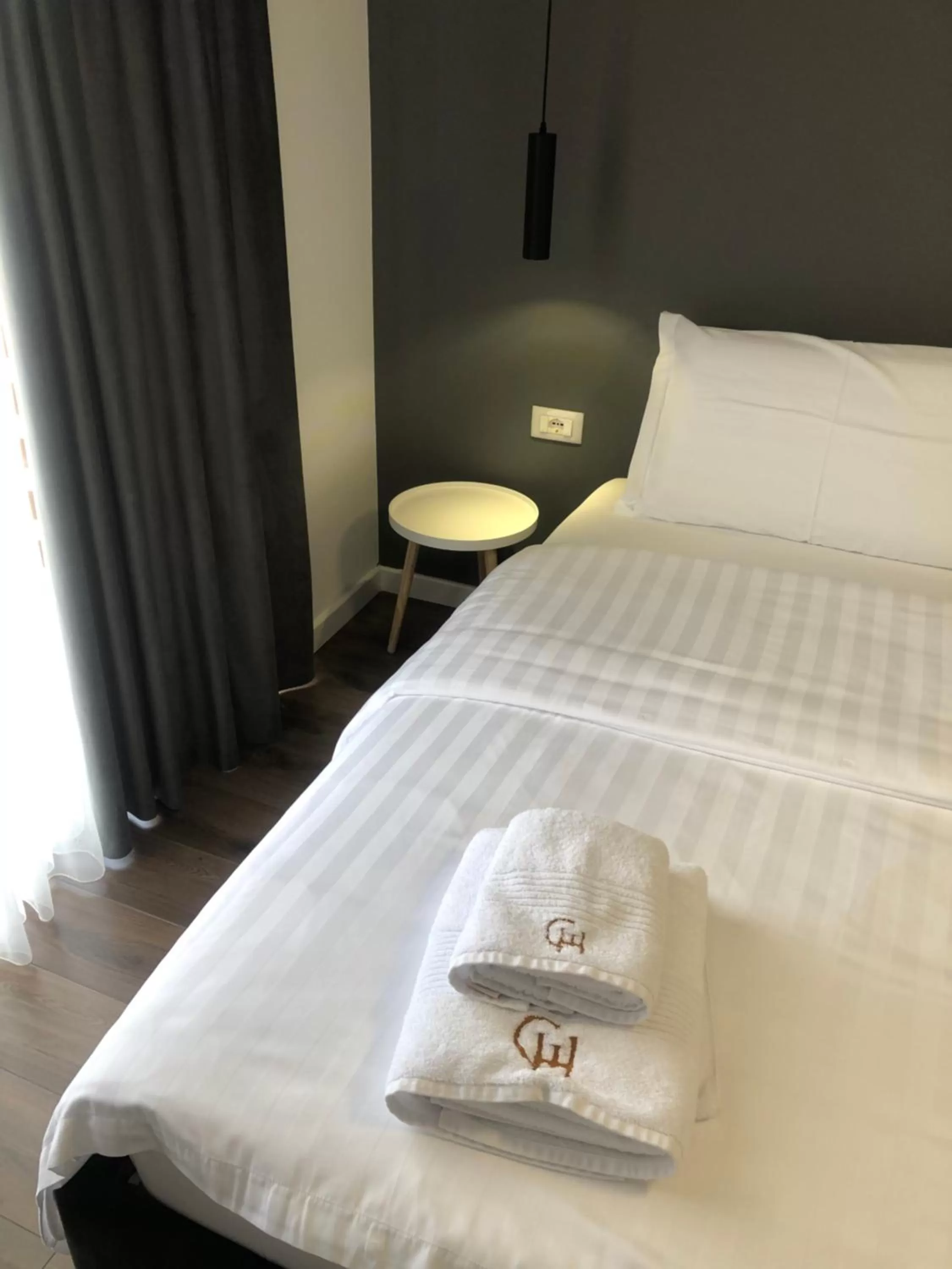 Bed in Grand Hotel Pogradec