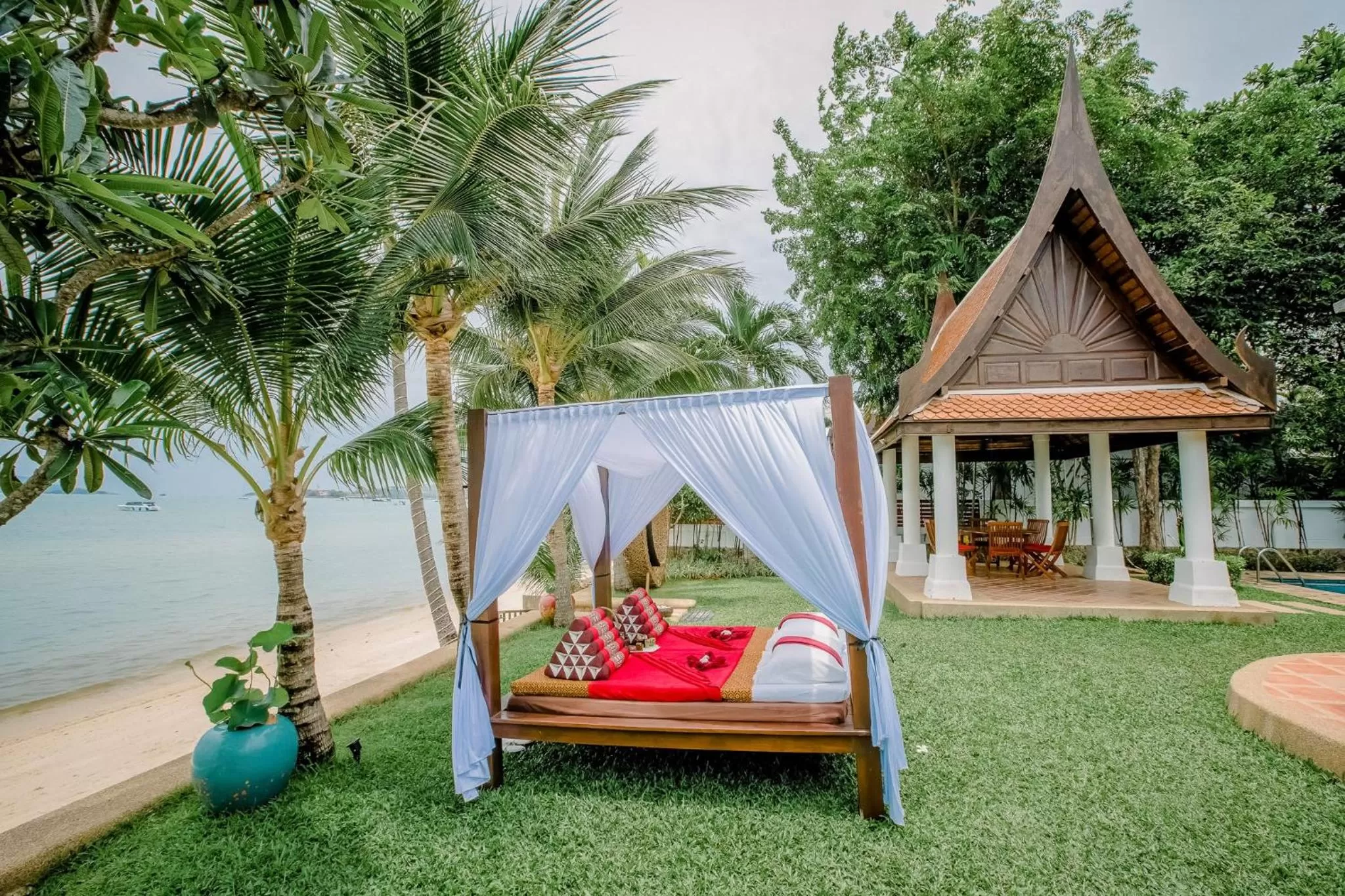 Patio in The Privilege Hotel Ezra Beach Club