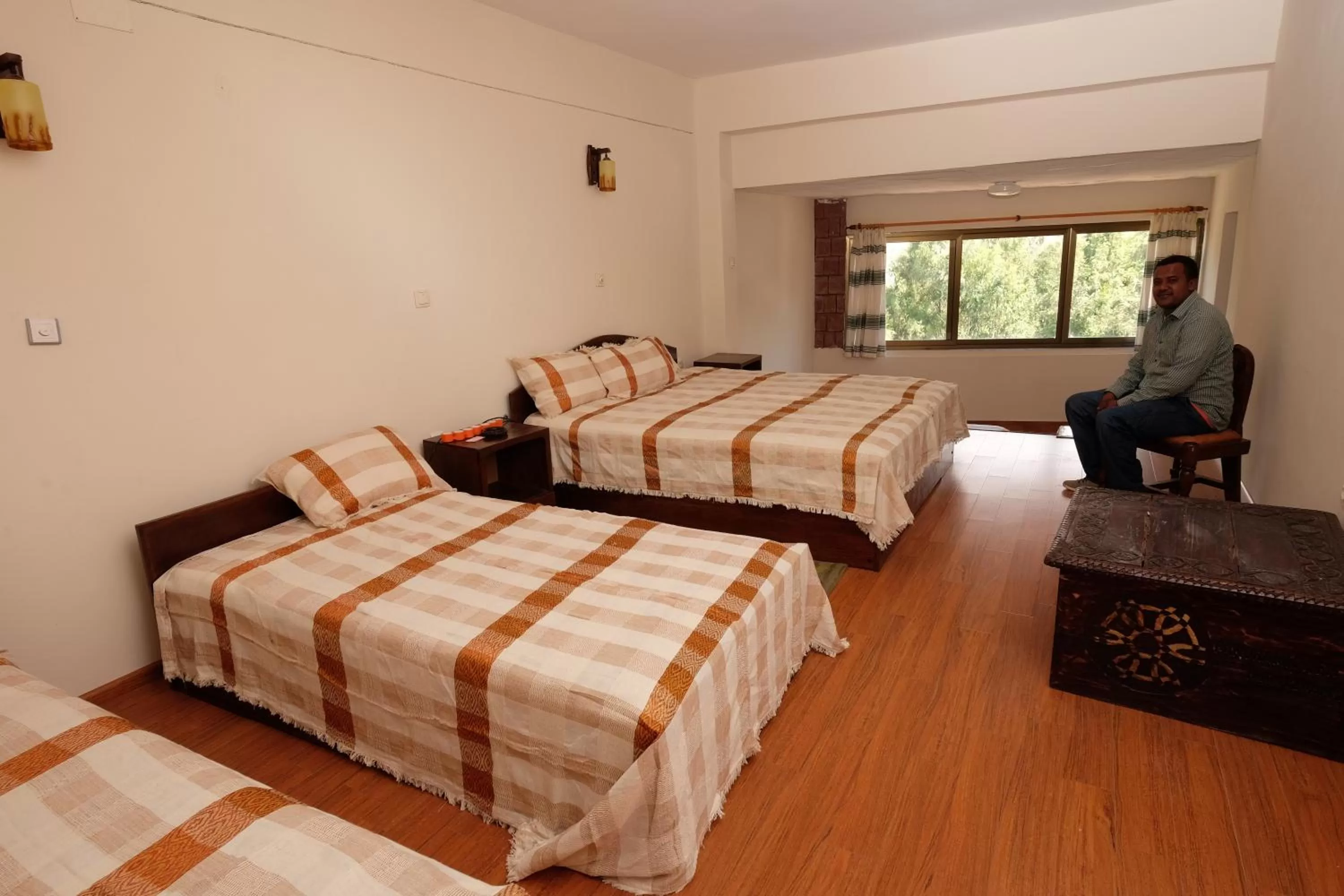 Bedroom, Bed in Panoramic View Hotel