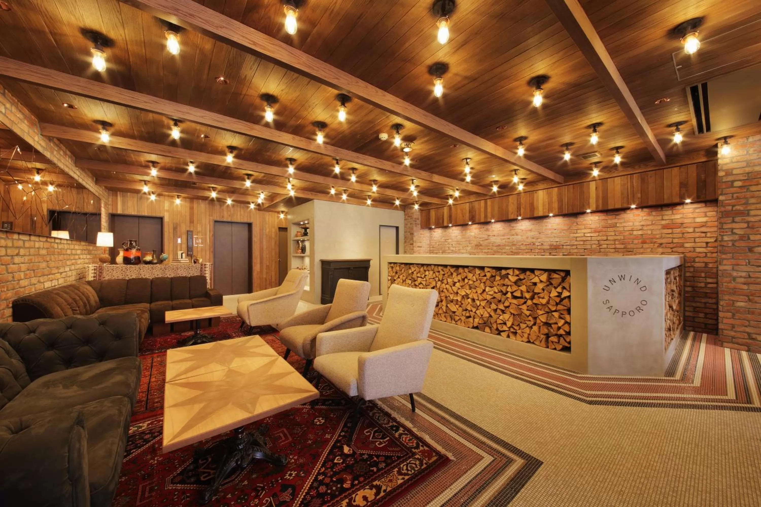 Lobby or reception in UNWIND HOTEL & BAR Sapporo