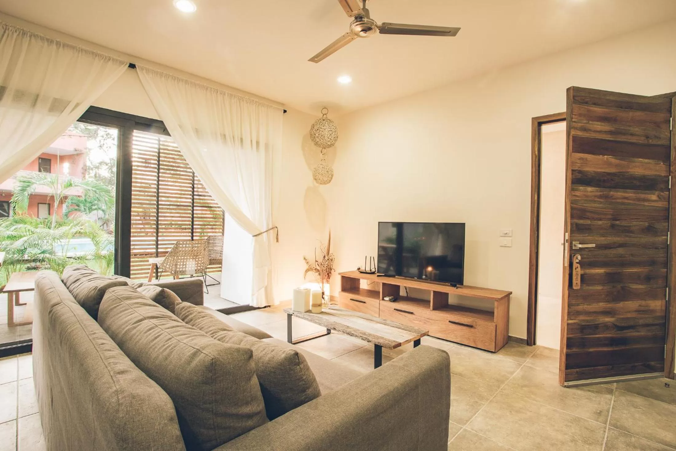 TV and multimedia in Panacea Condo Tulum