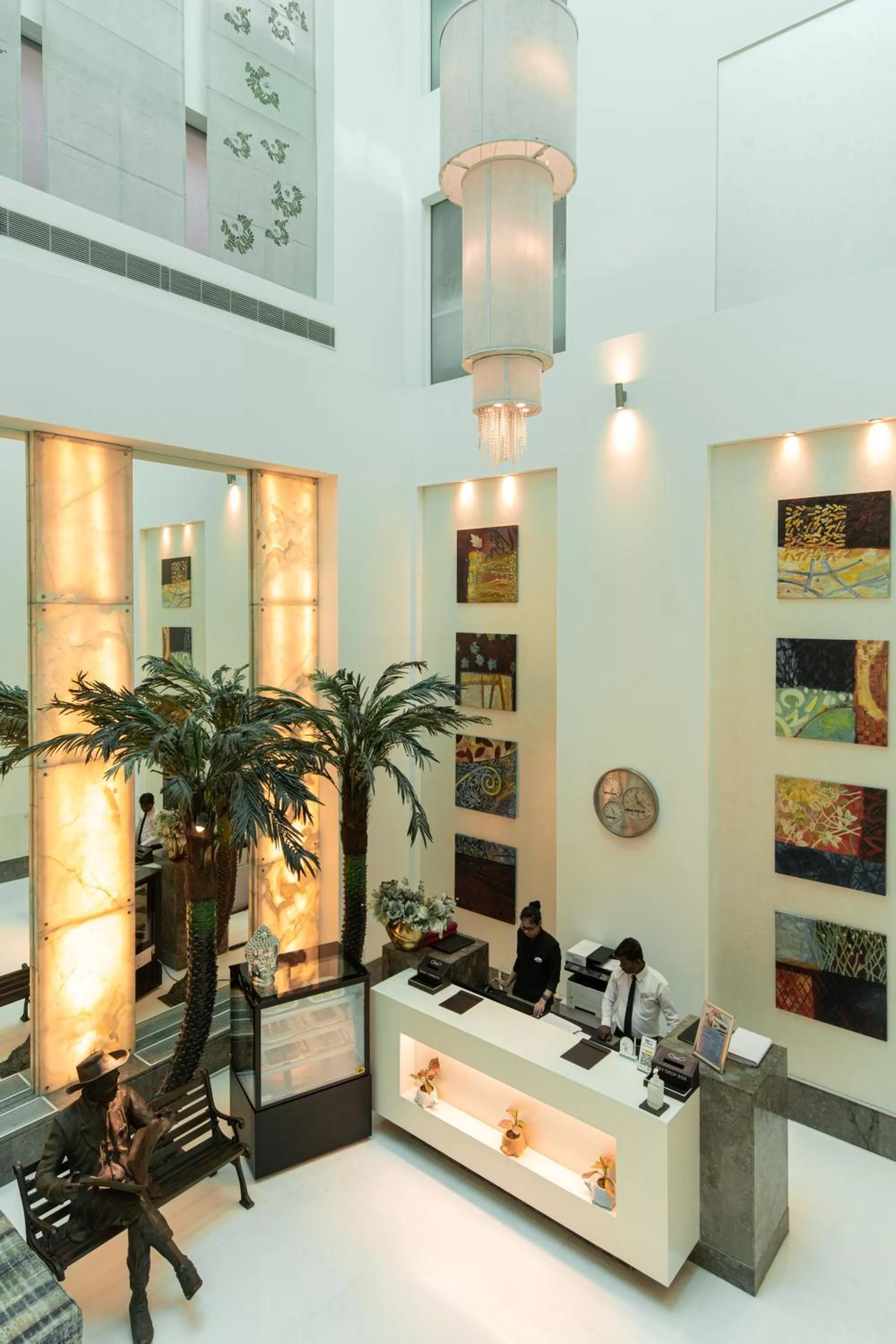 Lobby or reception in The Ashtan Sarovar Portico