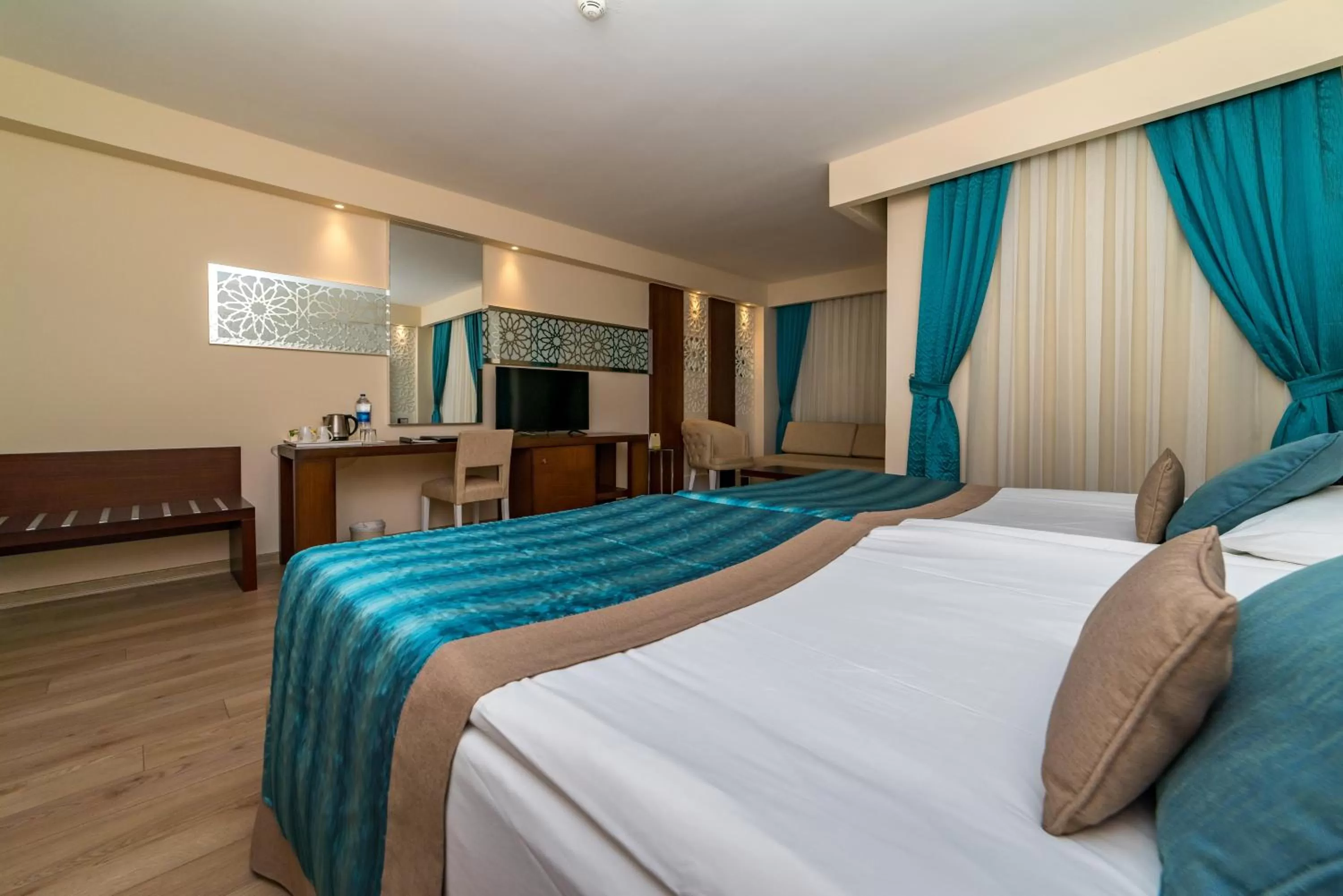 Bed in Kamelya Selin Hotel Luxury Resort & SPA