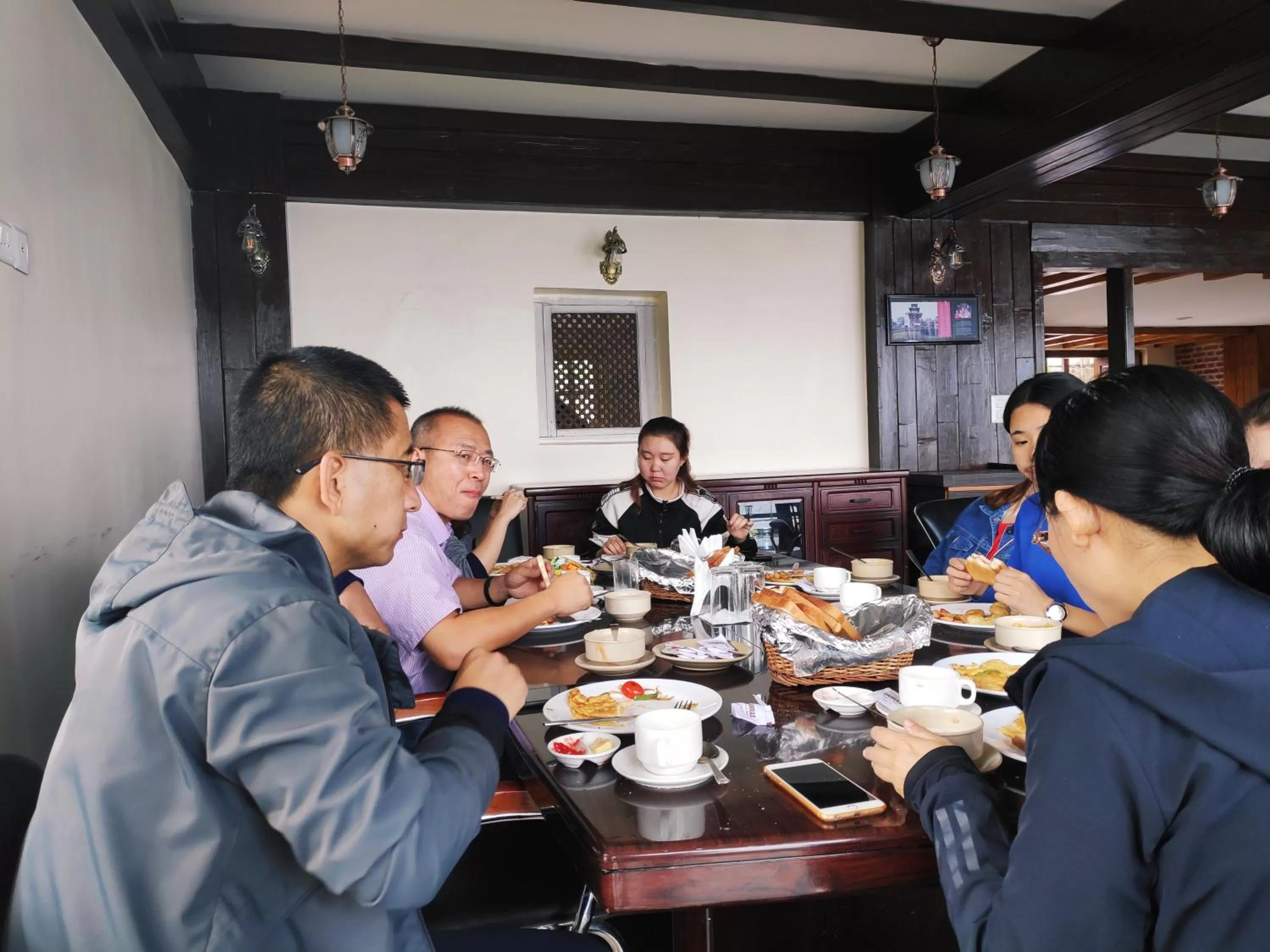 Breakfast in Hotel Green Valley Nagarkot