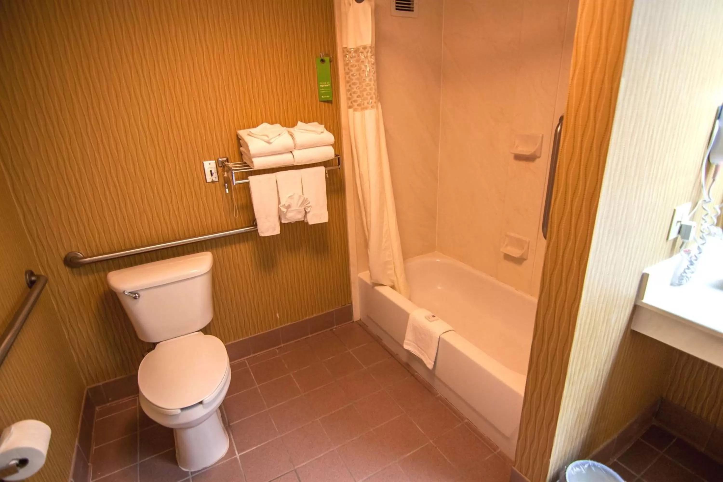 Bathroom in Hampton Inn Groton/Mystic