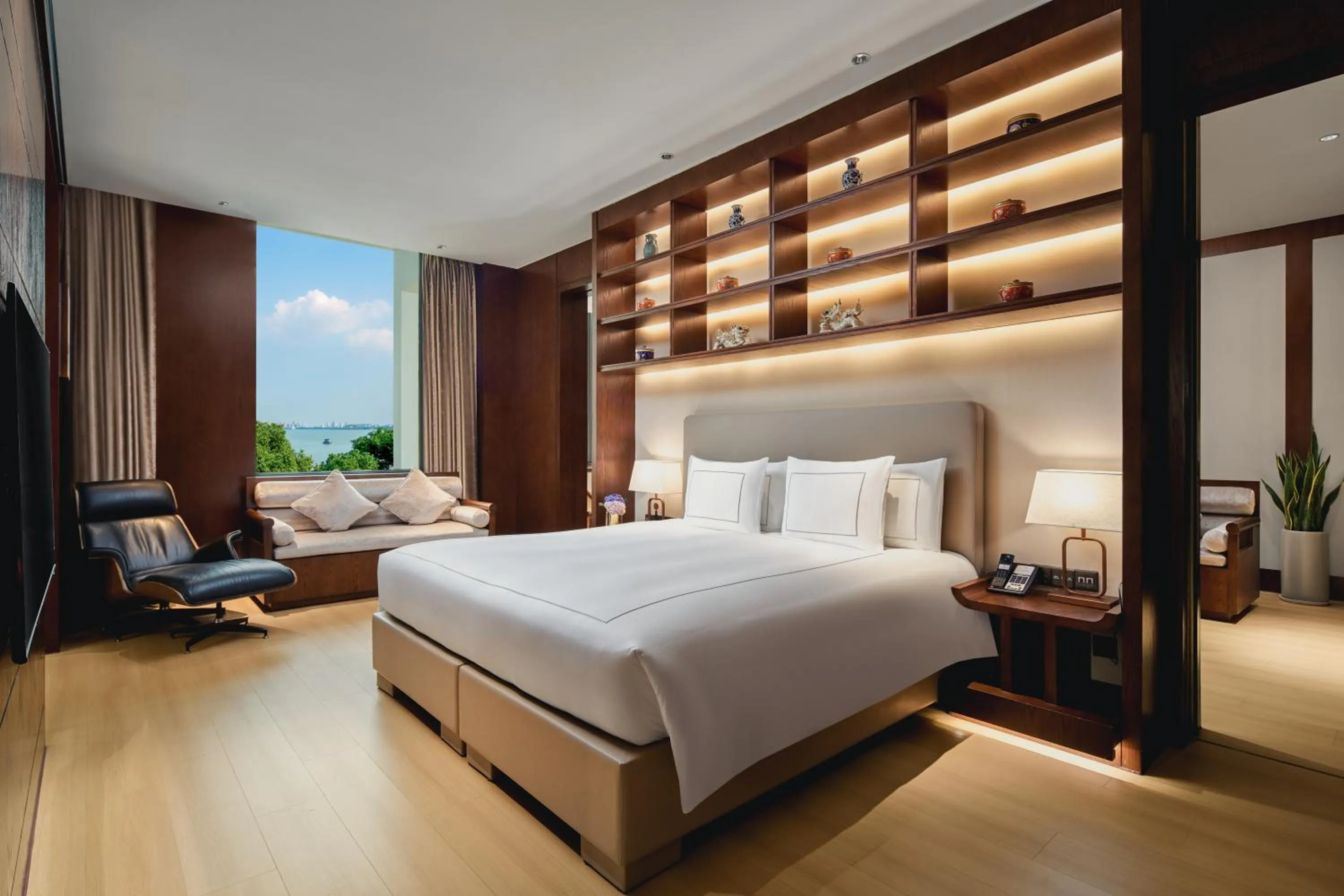 Bed in Tonino Lamborghini Hotel Suzhou