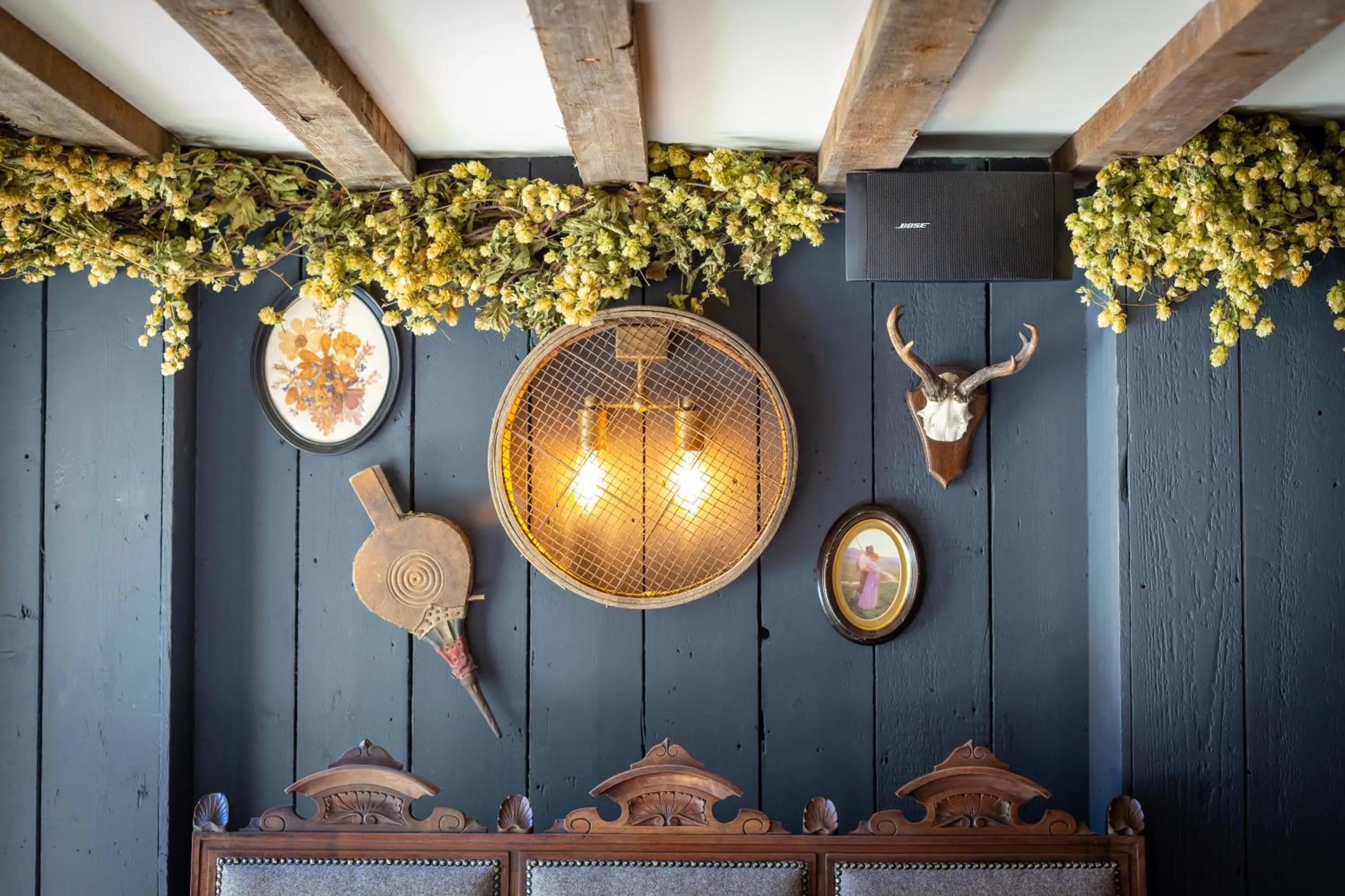 Decorative detail in The Frogmill Hotel