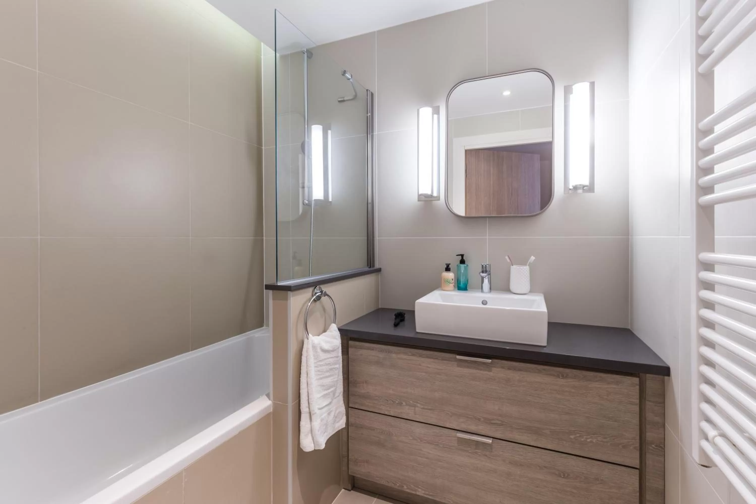 Shower in Résidence Pierre & Vacances Premium Presqu'Ile de la Touques