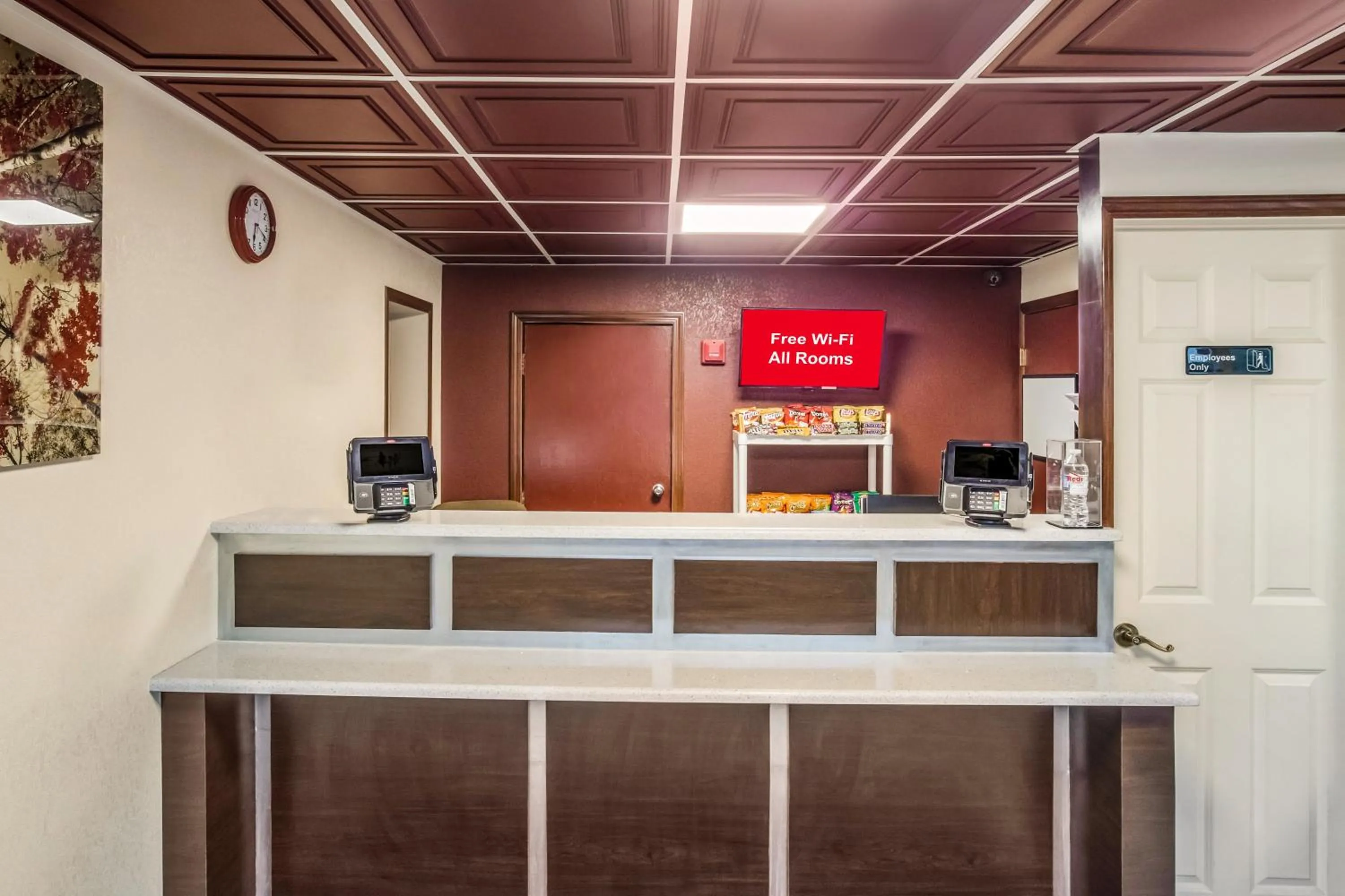 Lobby or reception in Red Roof Inn Chicago-Alsip