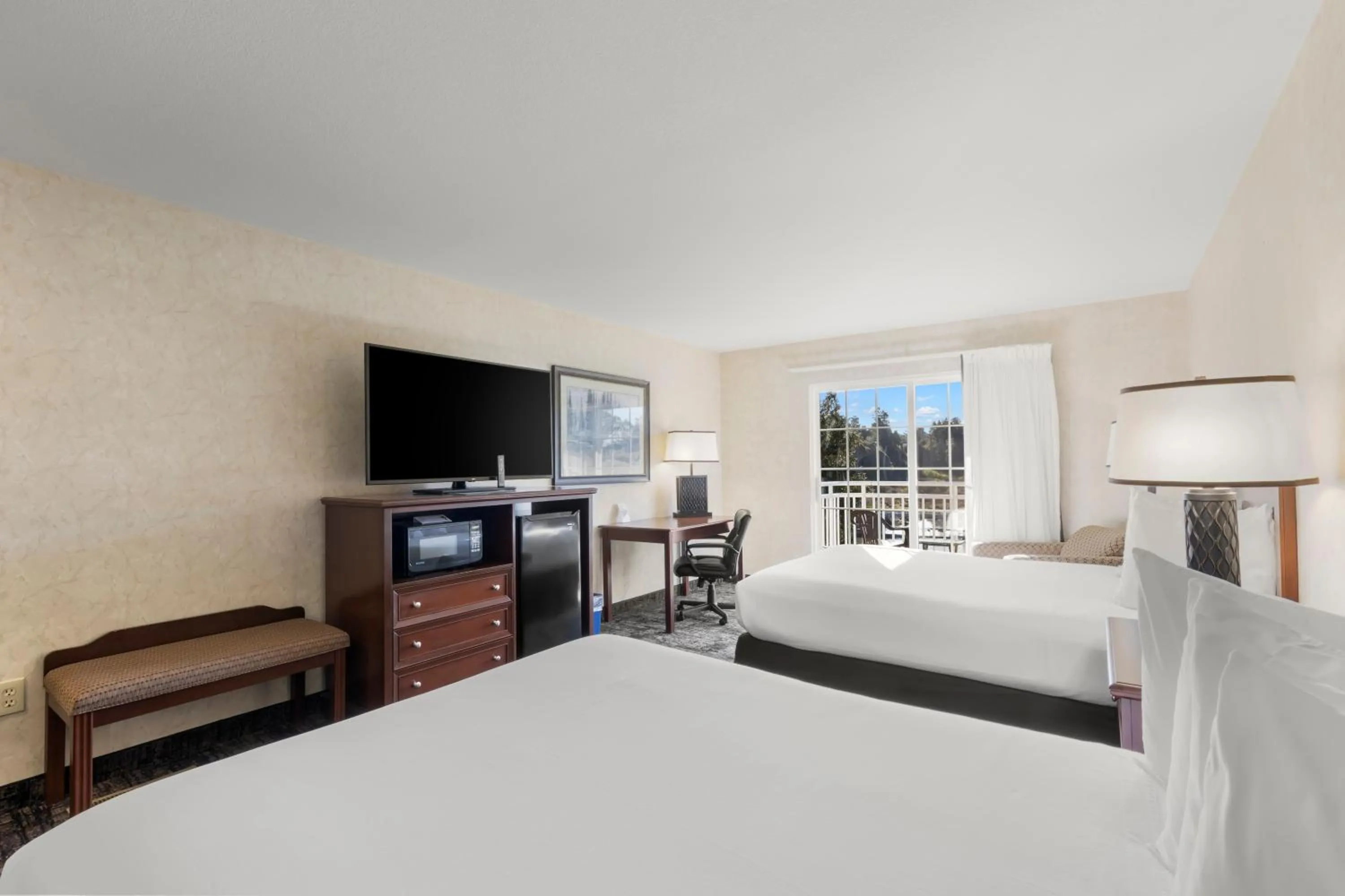 Bed in Beach House Inn