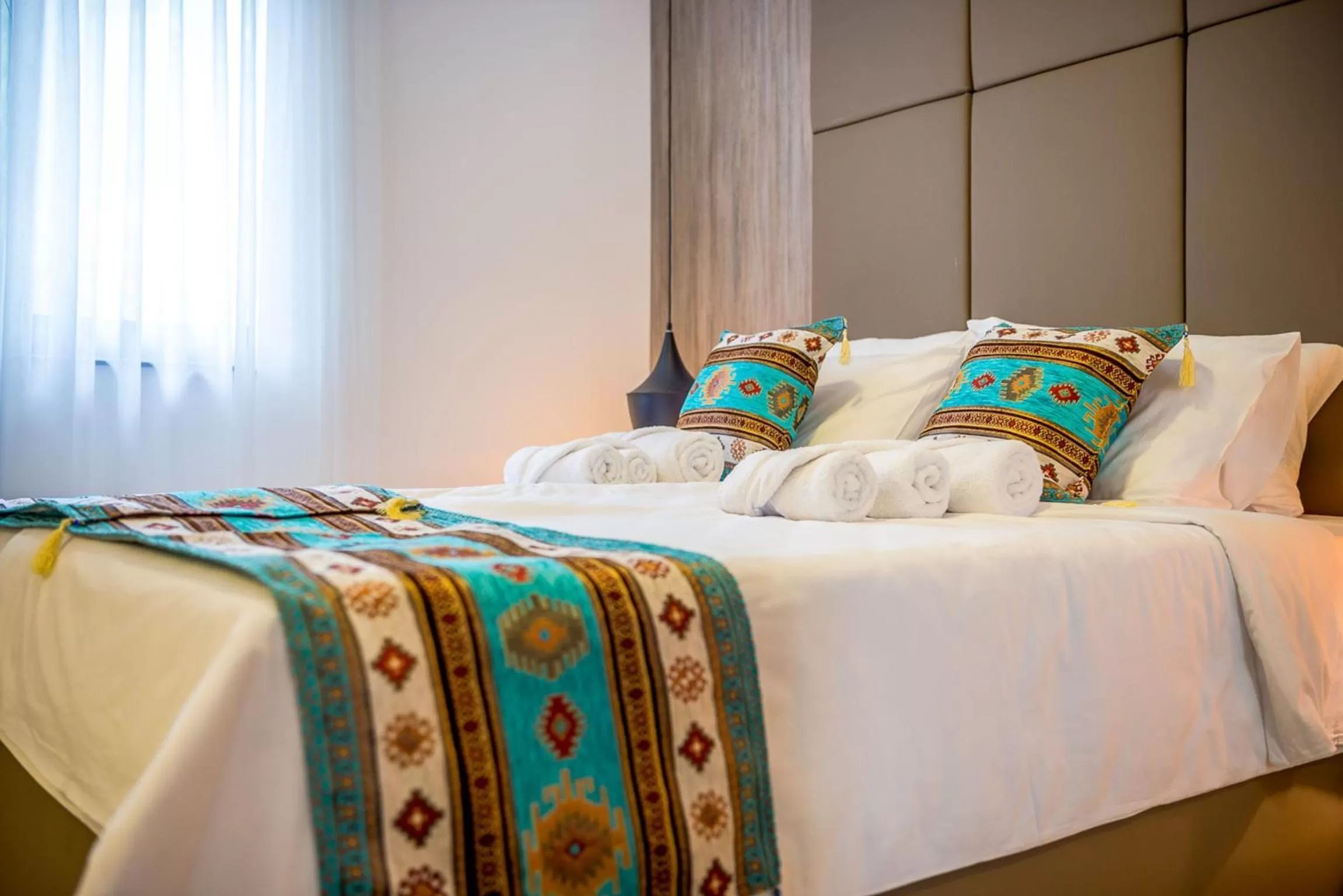 Decorative detail, Bed in Heritage Hotel Gate of Sarajevo