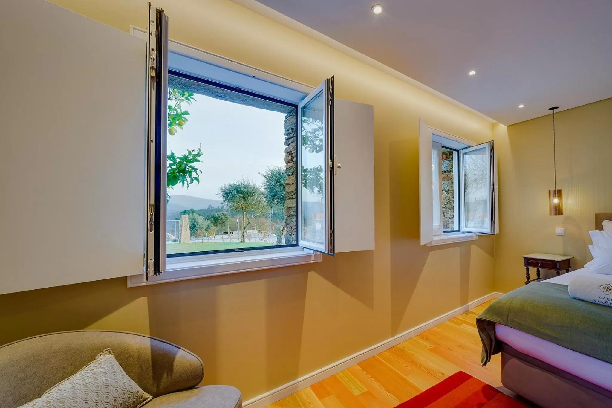 View (from property/room), Bed in Casa de Valcova - Boutique Hotel