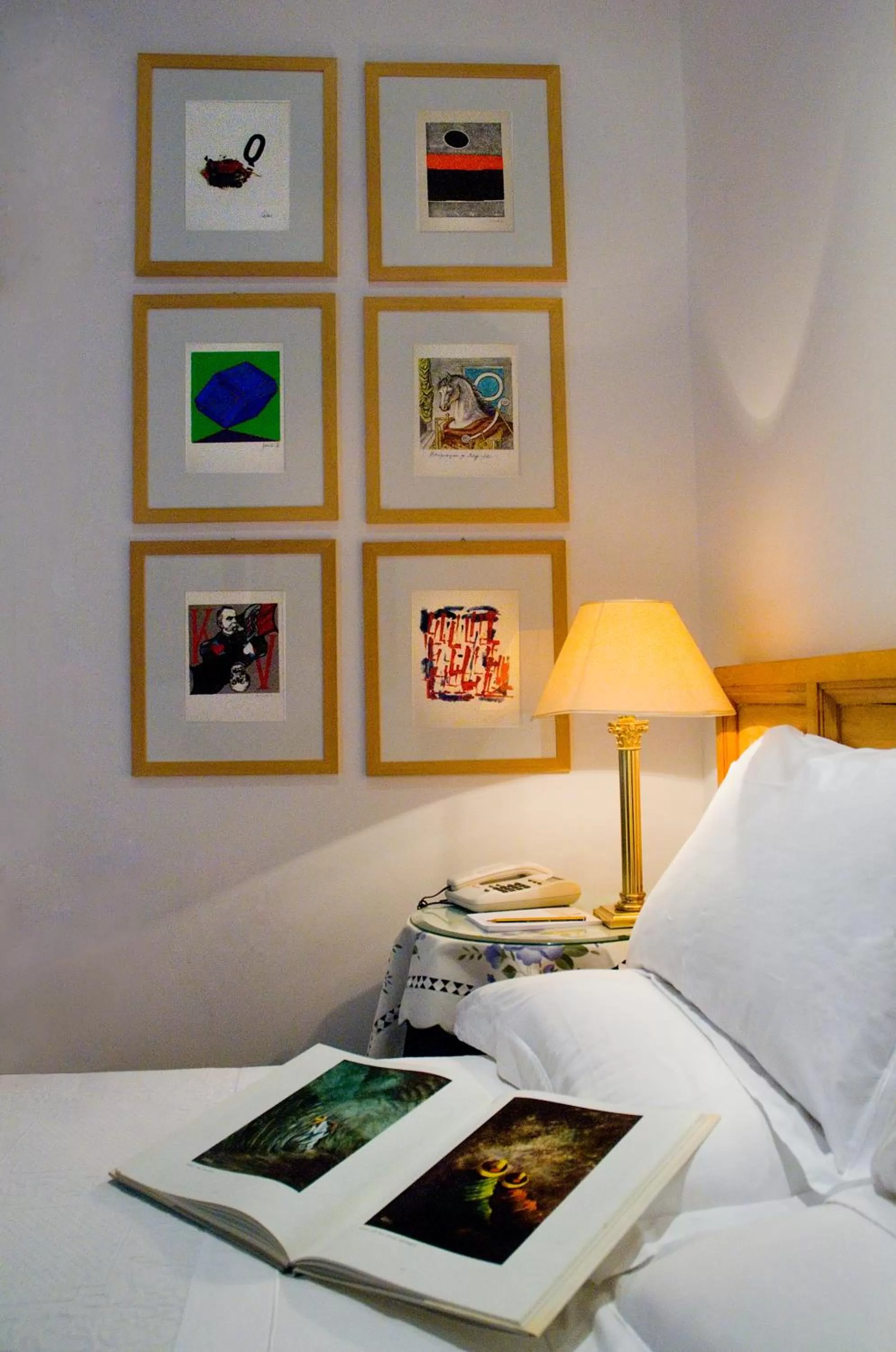 Decorative detail, Bed in Hotel Locanda Cairoli