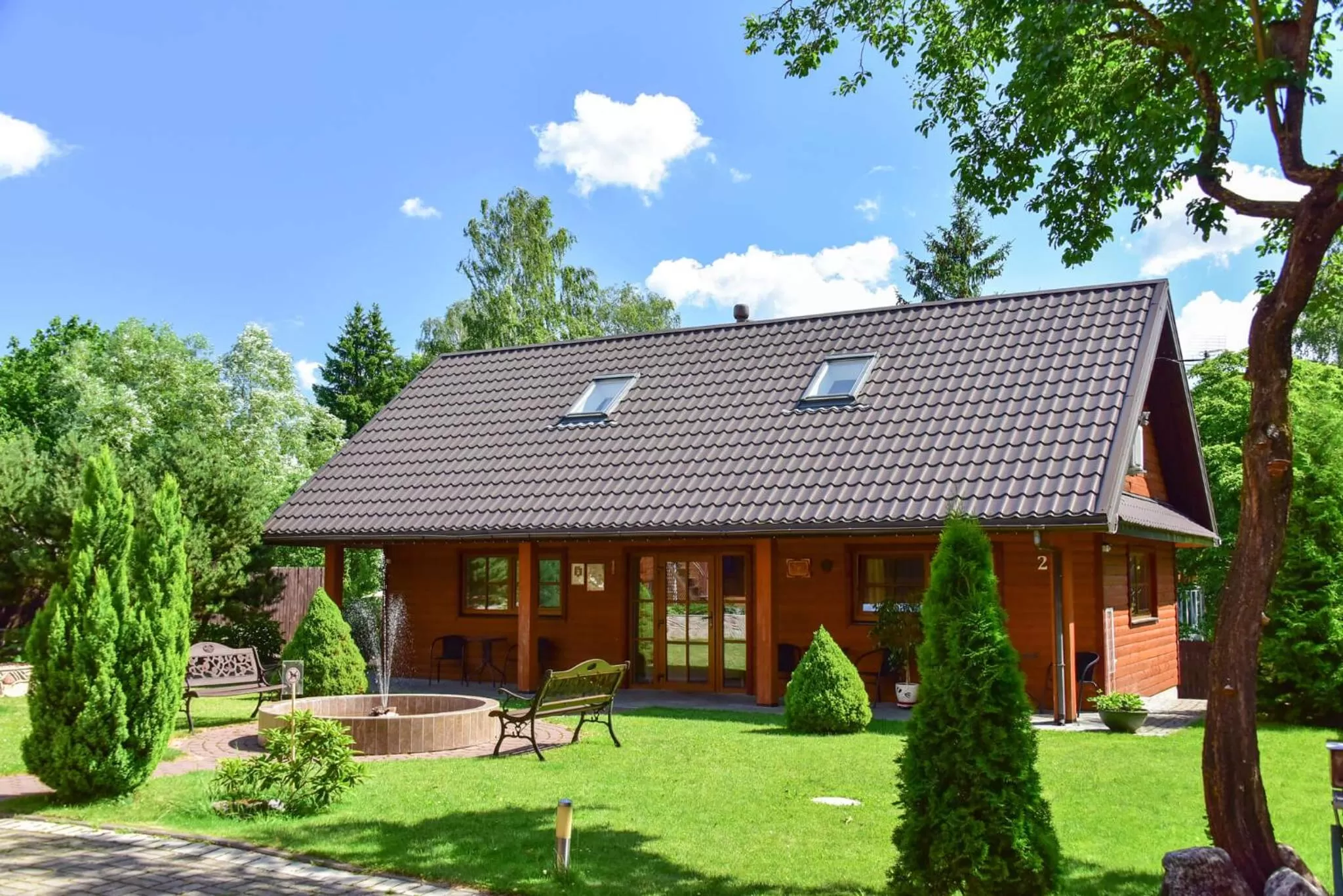 Facade/entrance in "Trakaitis" nameliai