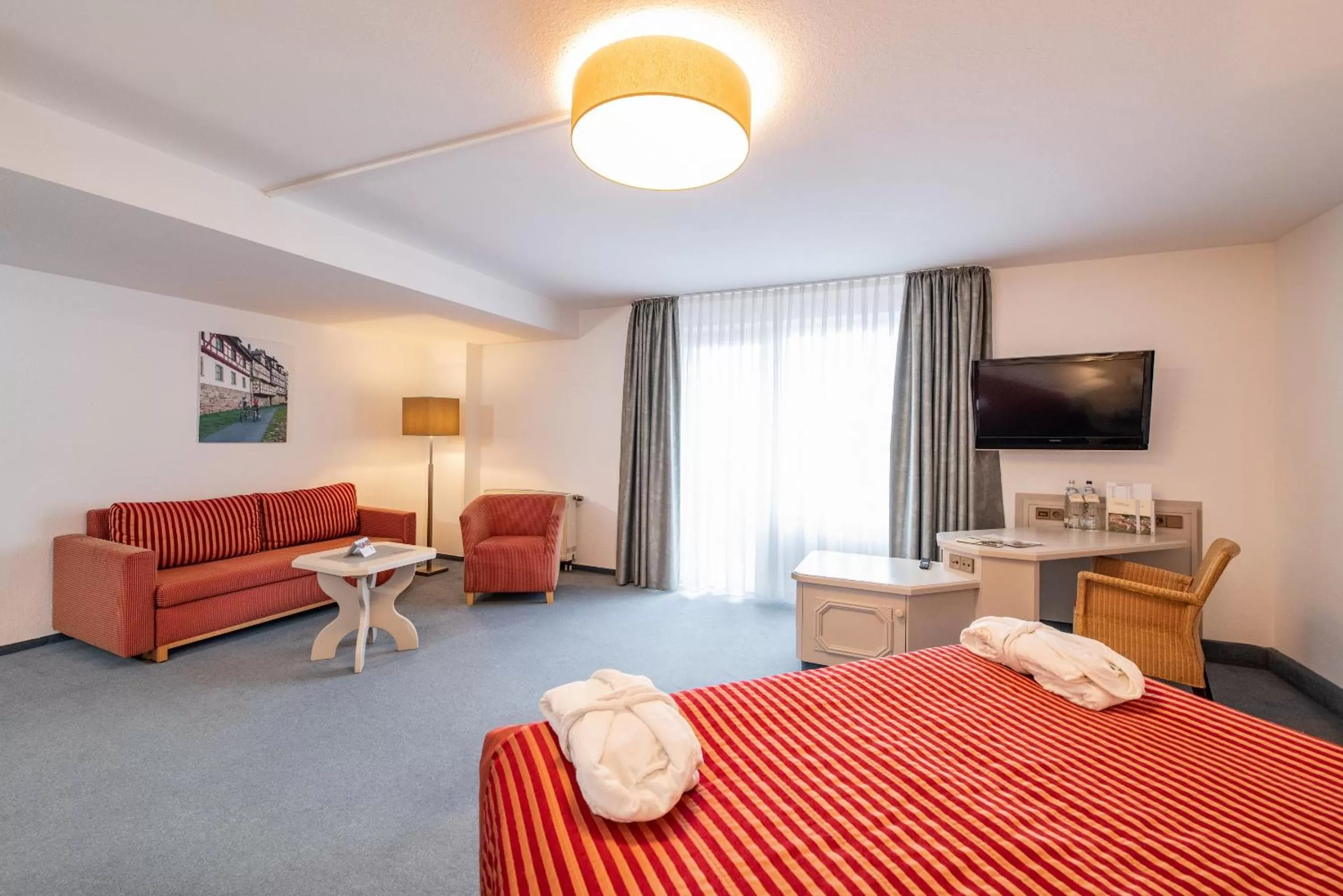 Photo of the whole room, Bed in Göbels Hotel Rodenberg