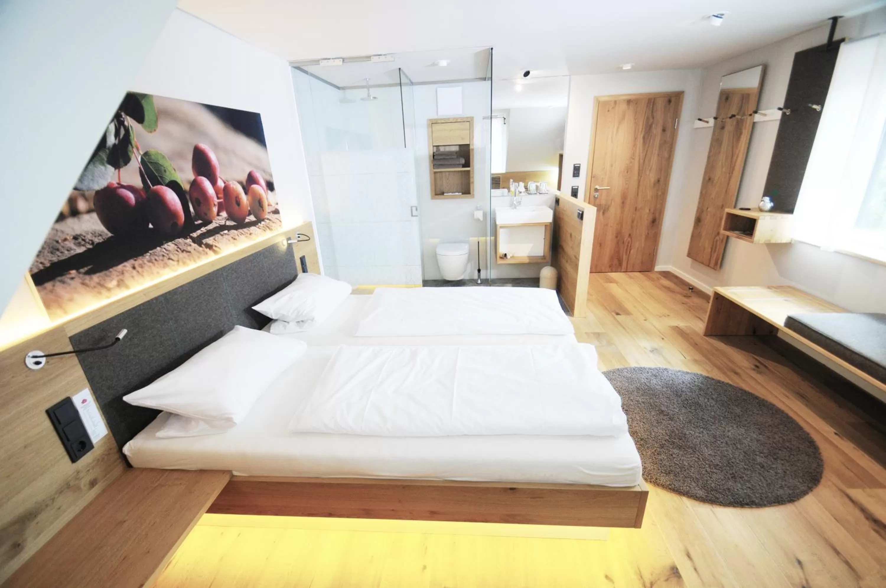 Bedroom, Bed in Hotel Waldvogel