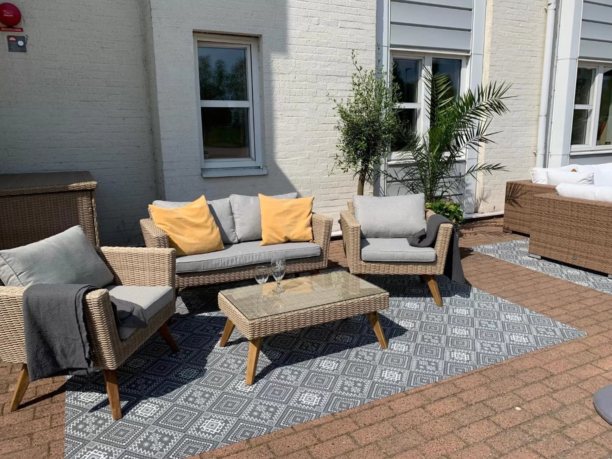 Patio in Hotell Erikslund