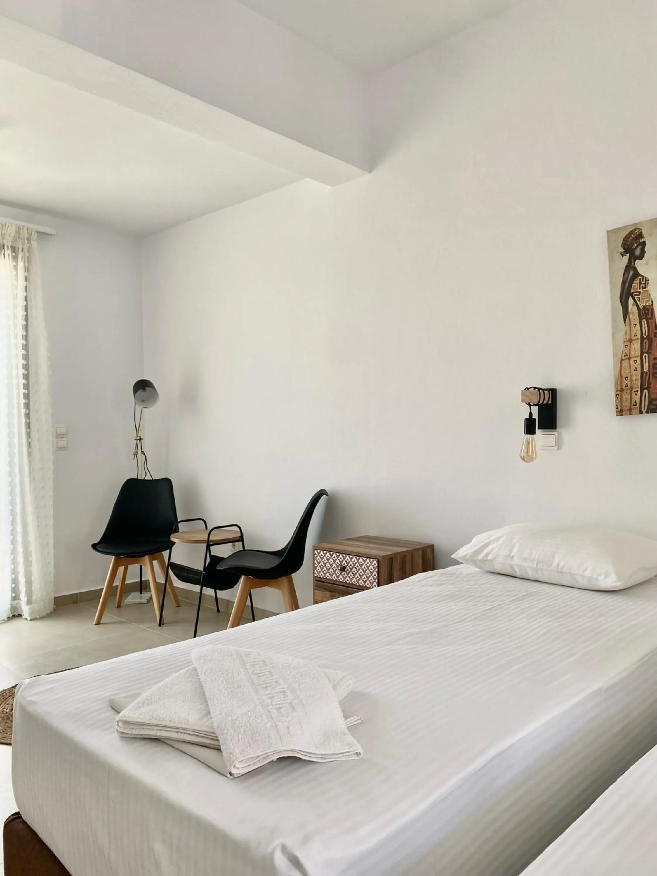 Photo of the whole room, Bed in Fikas Hotel