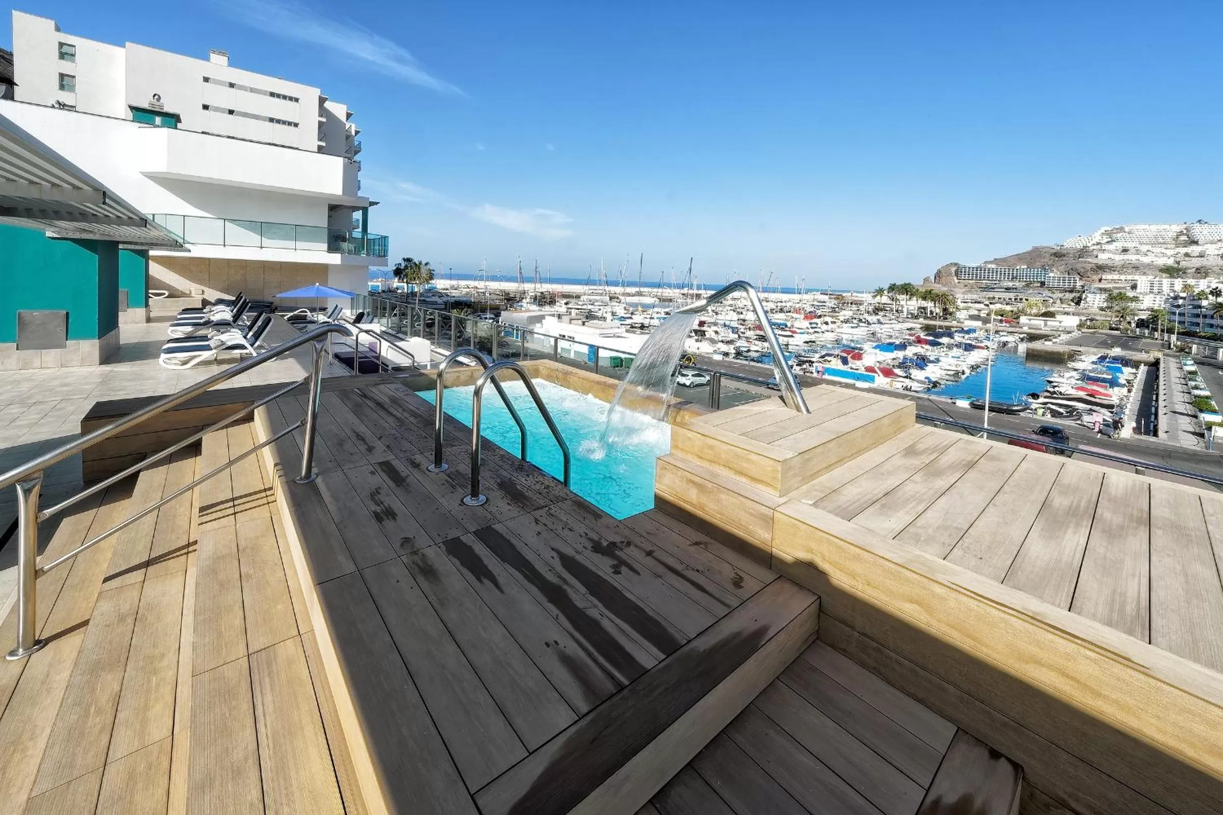 Hot Tub in Morasol Suites