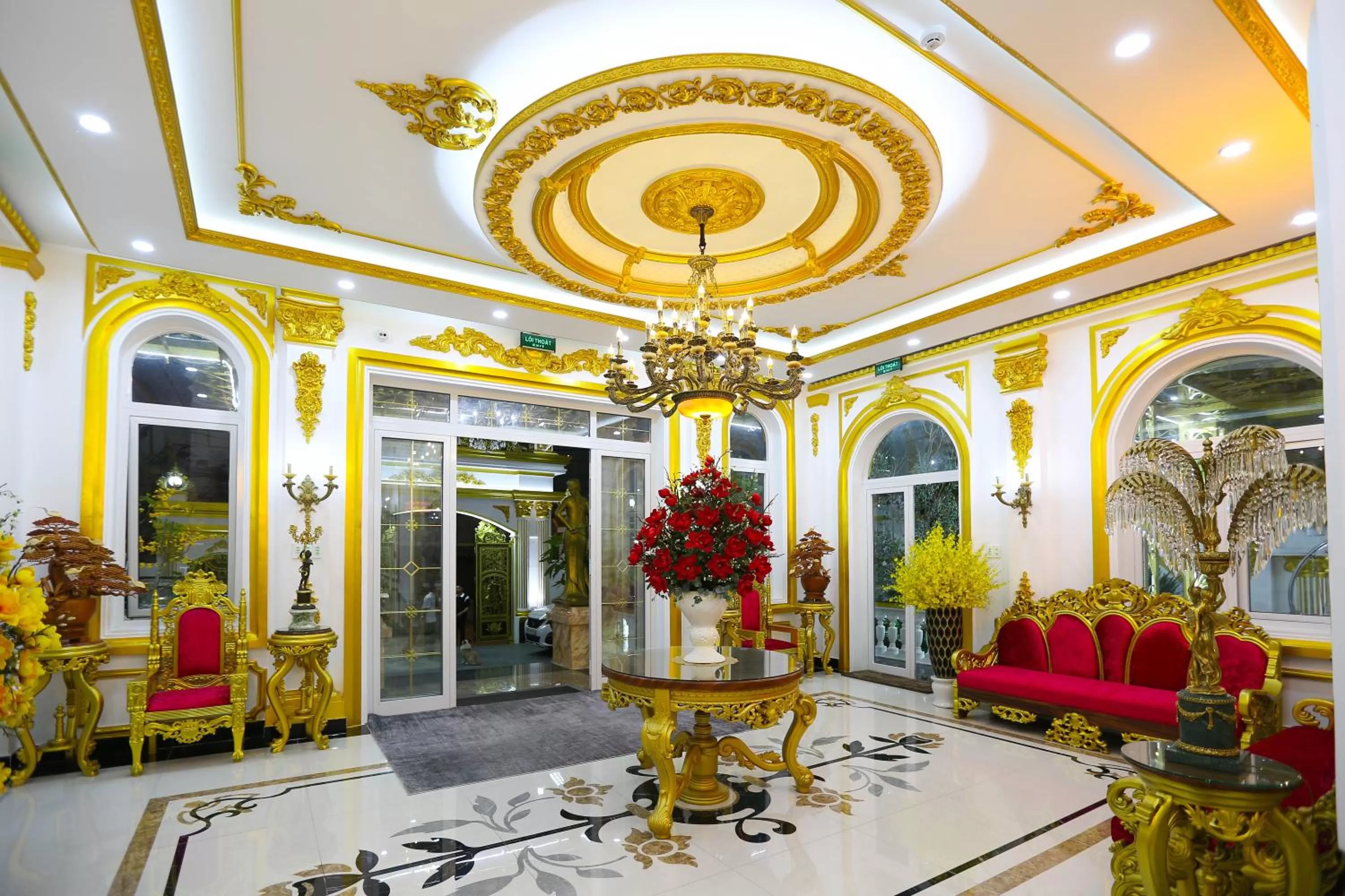 Lobby or reception in KING VILLA QUẢNG NGÃI
