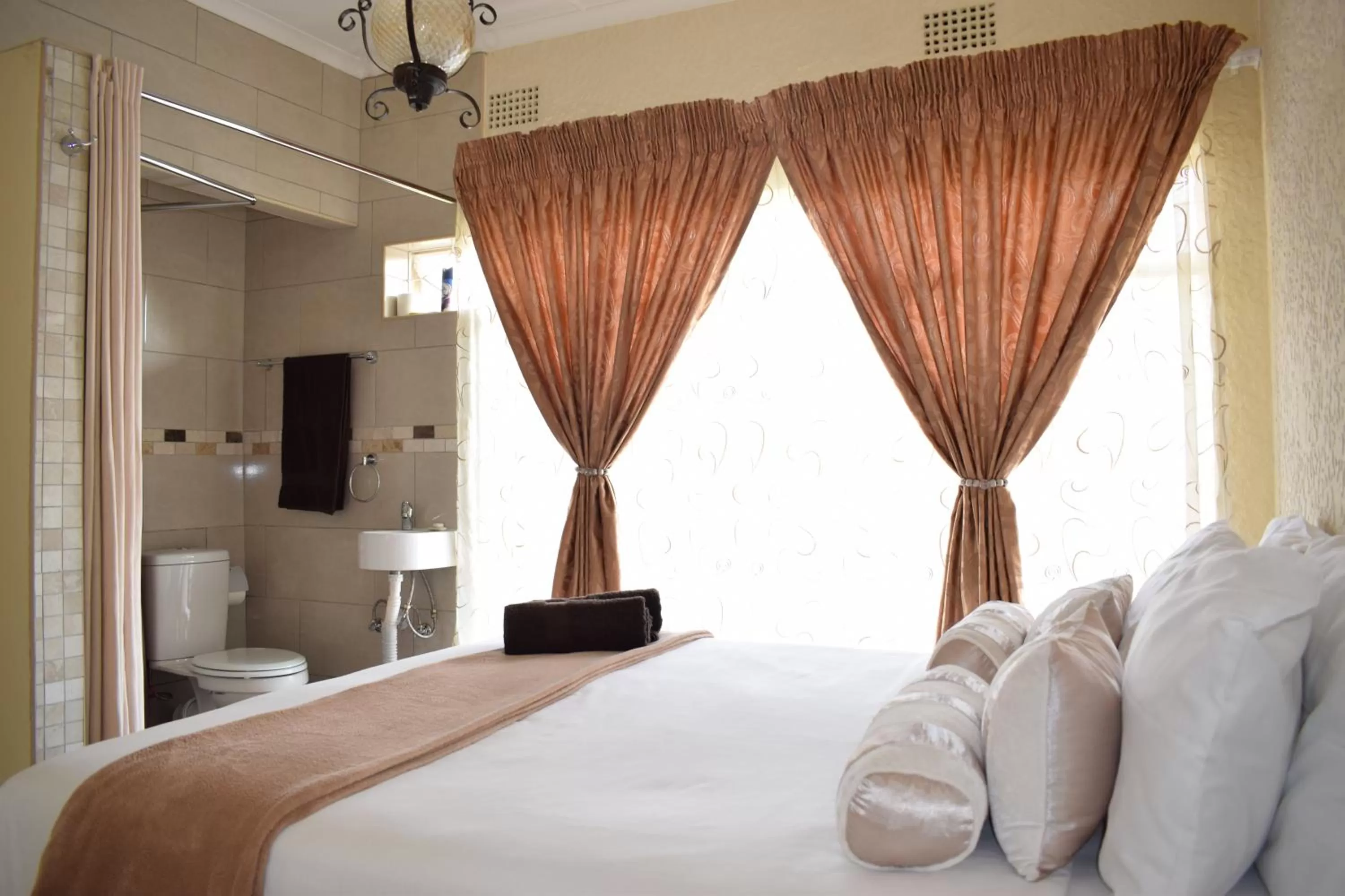 Bed in Moye Guest House