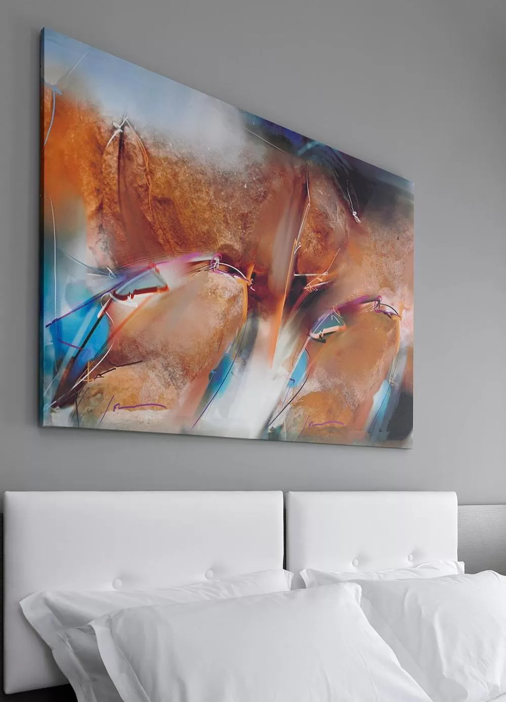 Decorative detail, Bed in Palace Suite