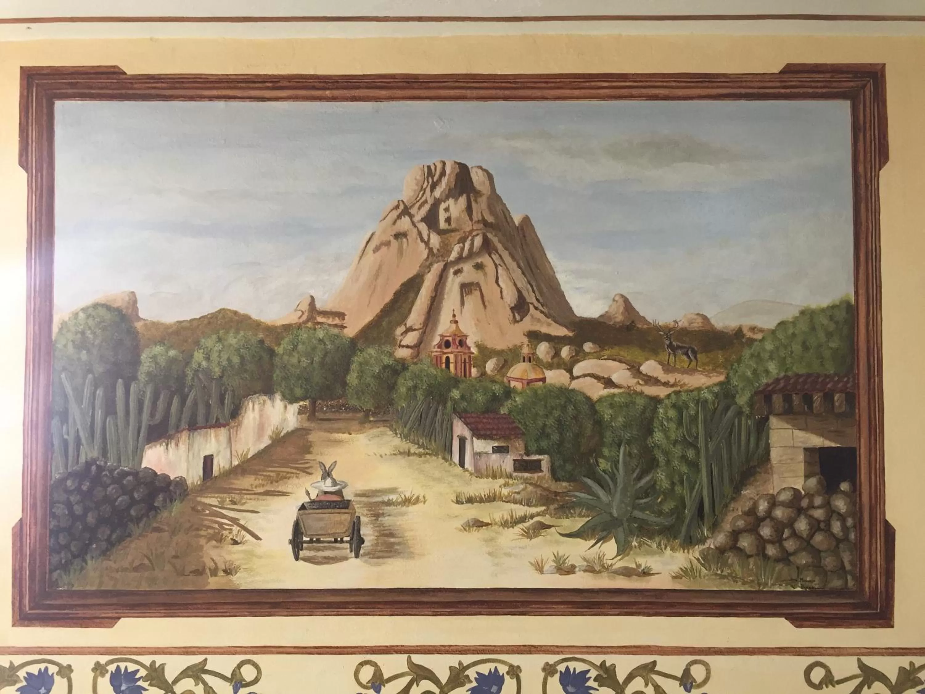 Decorative detail in Hotel Feregrino