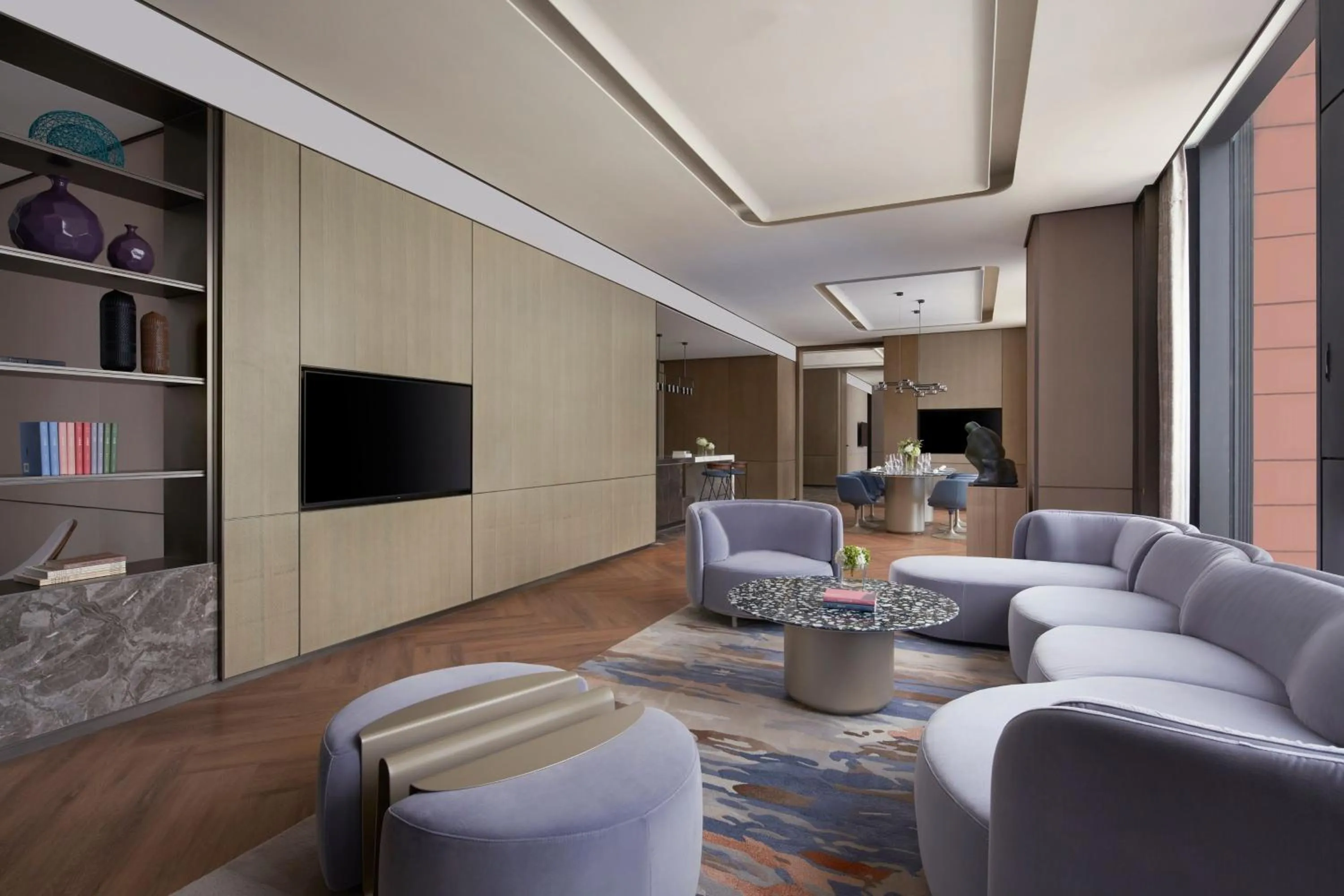 Living room in Tianjin Marriott Hotel National Convention and Exhibition Center