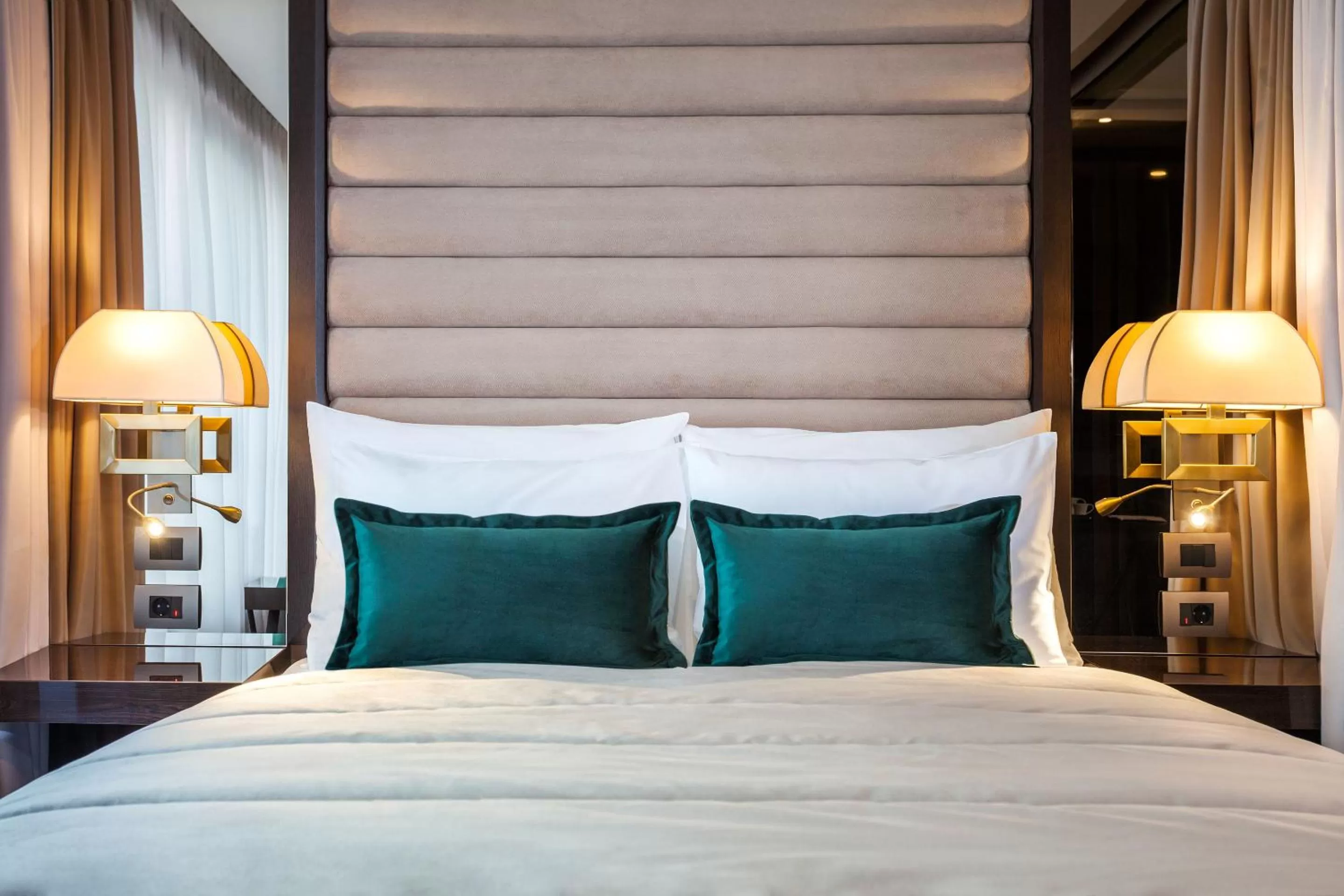 Bed in SAINT TEN Boutique Hotel, Small Luxury Hotels