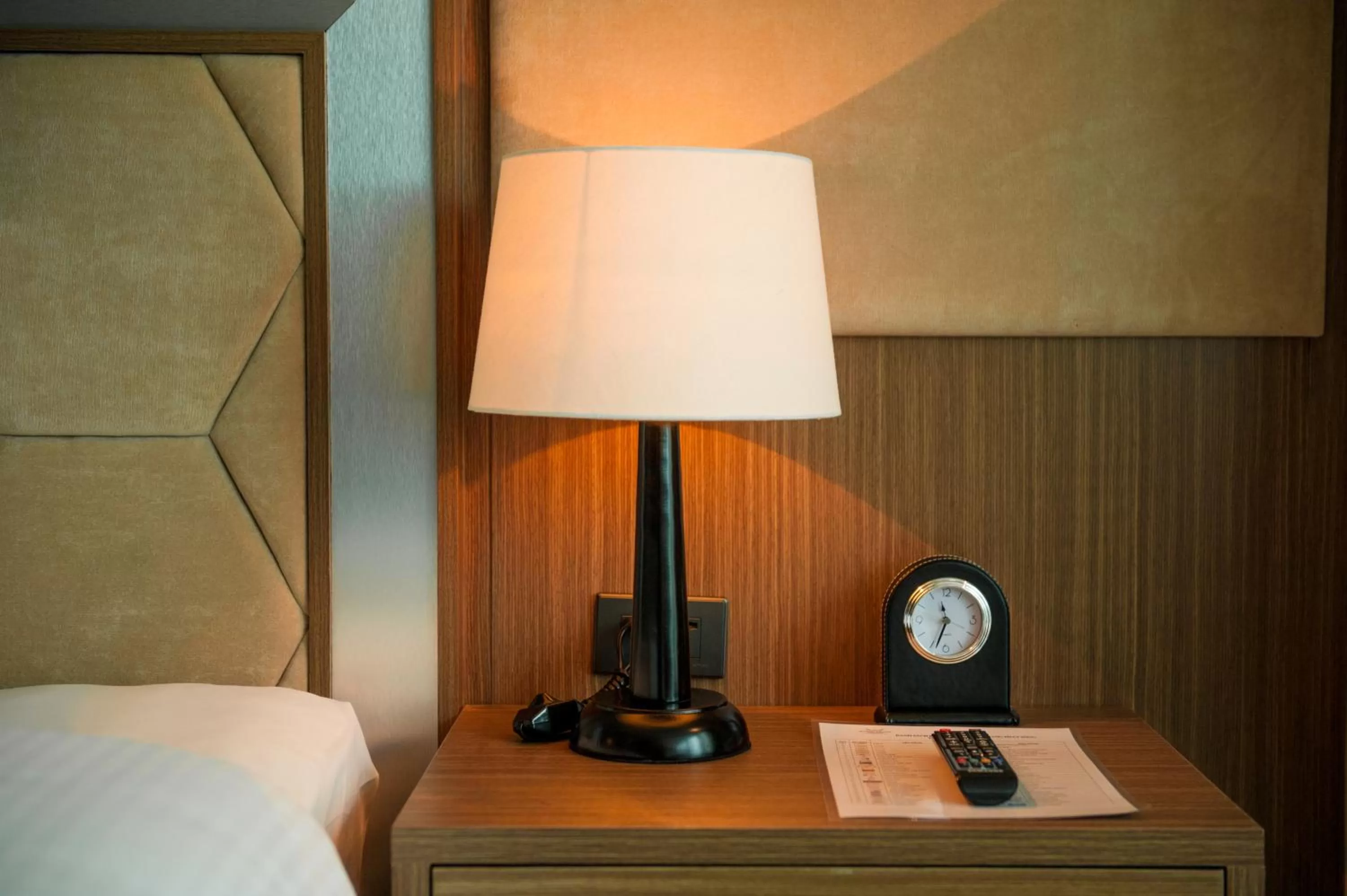 Decorative detail, Bed in Muong Thanh Grand Tuyen Quang Hotel