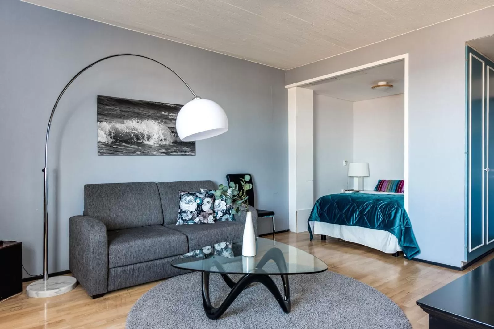 Bed in Hotel Rantakalla