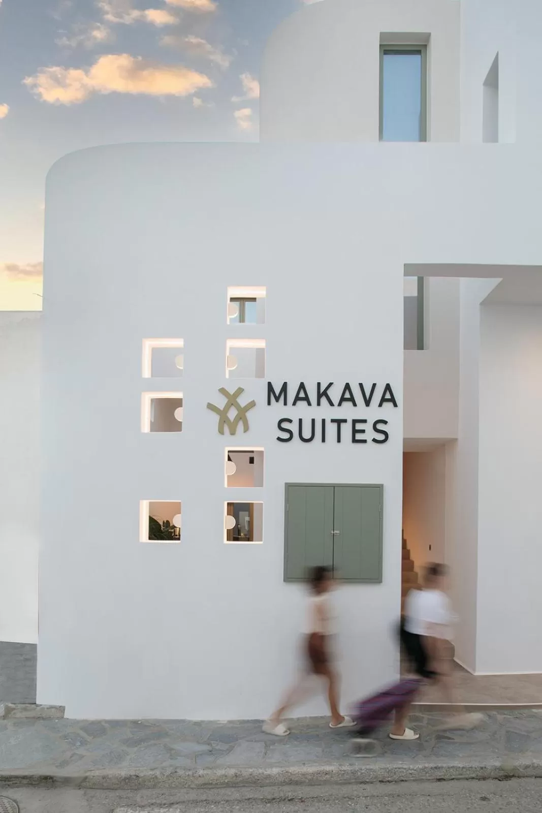 Property building in Makava Suites Naxos