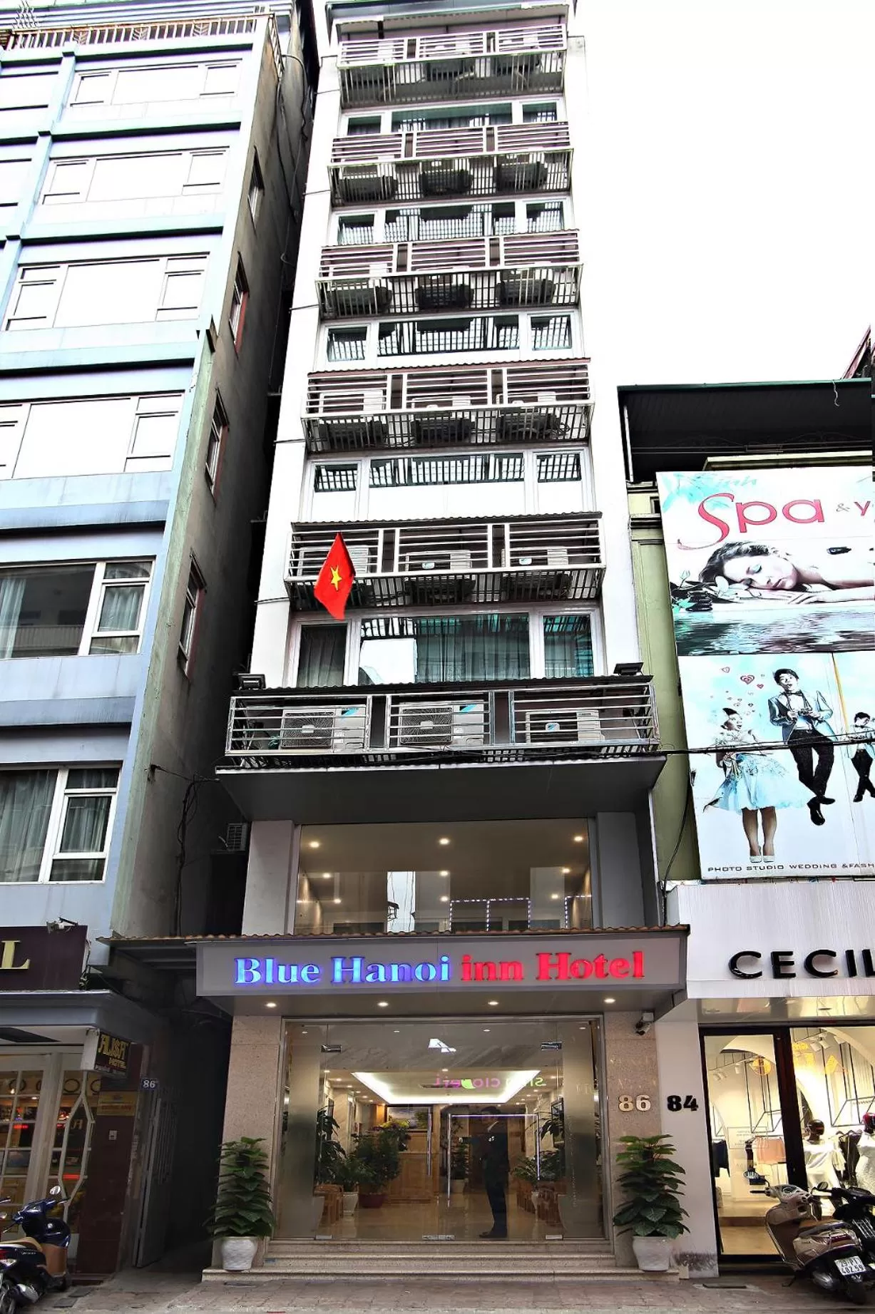 Property building in Blue Hanoi Hotel