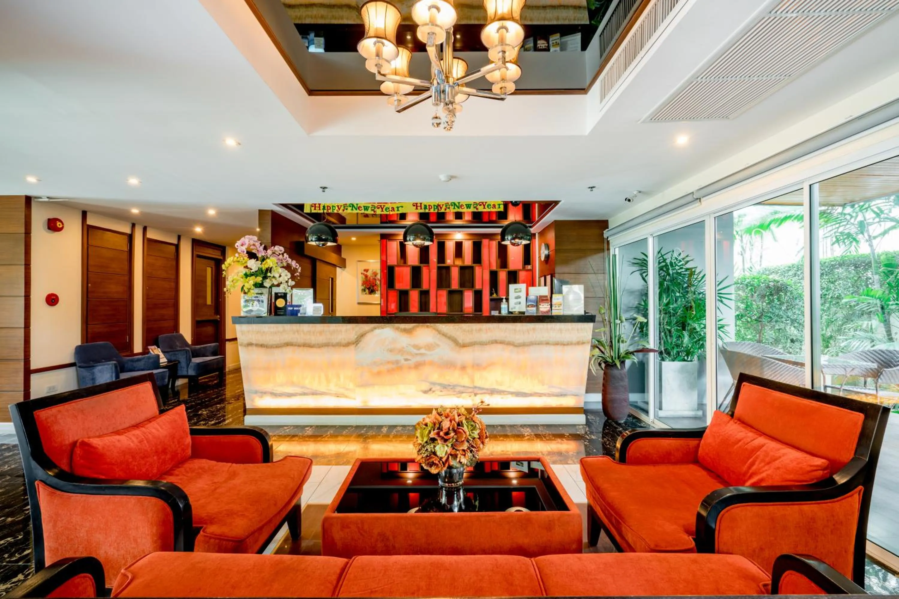 Lobby or reception in 247 Boutique Hotel