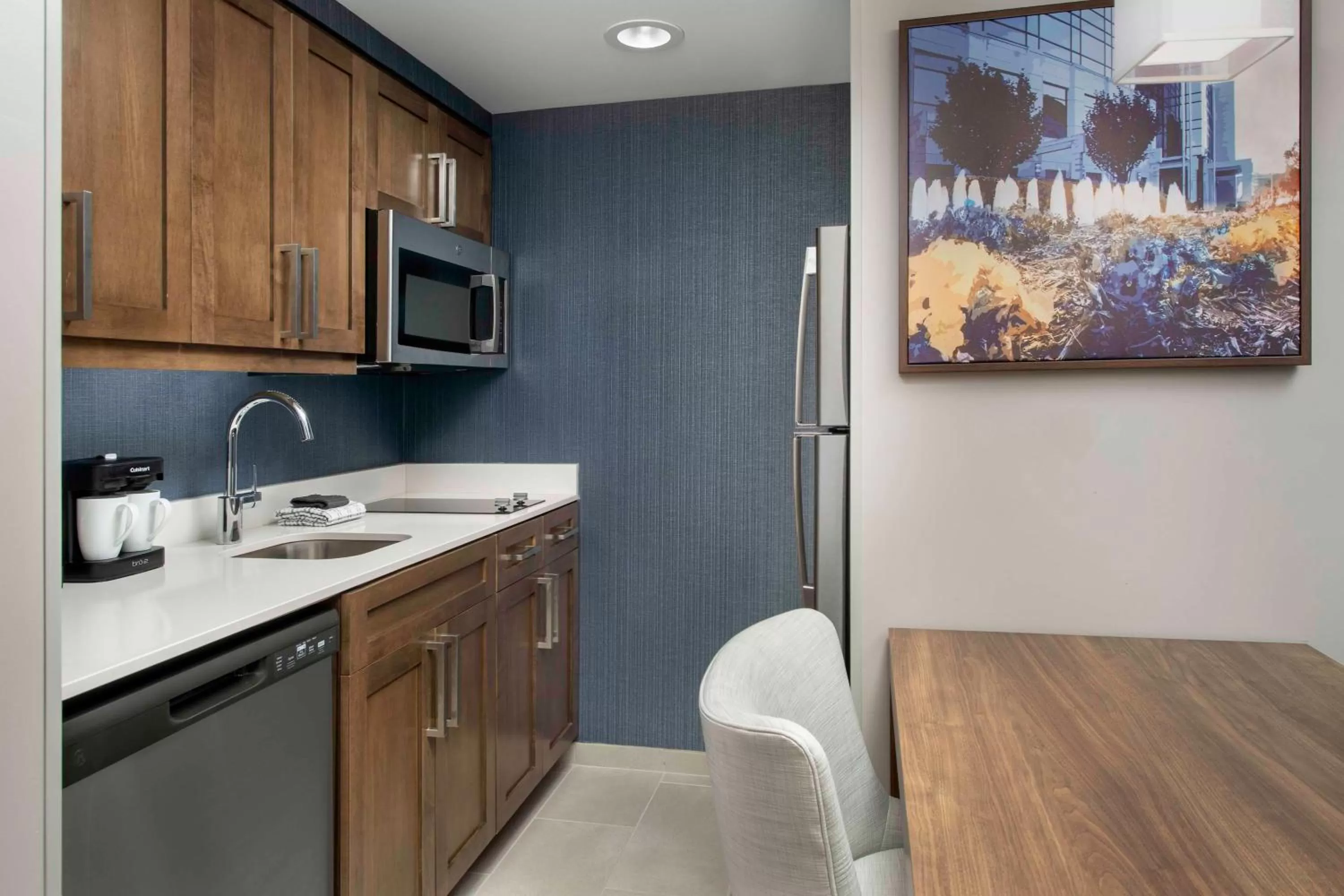 Kitchen or kitchenette in Homewood Suites By Hilton Greenville, NC