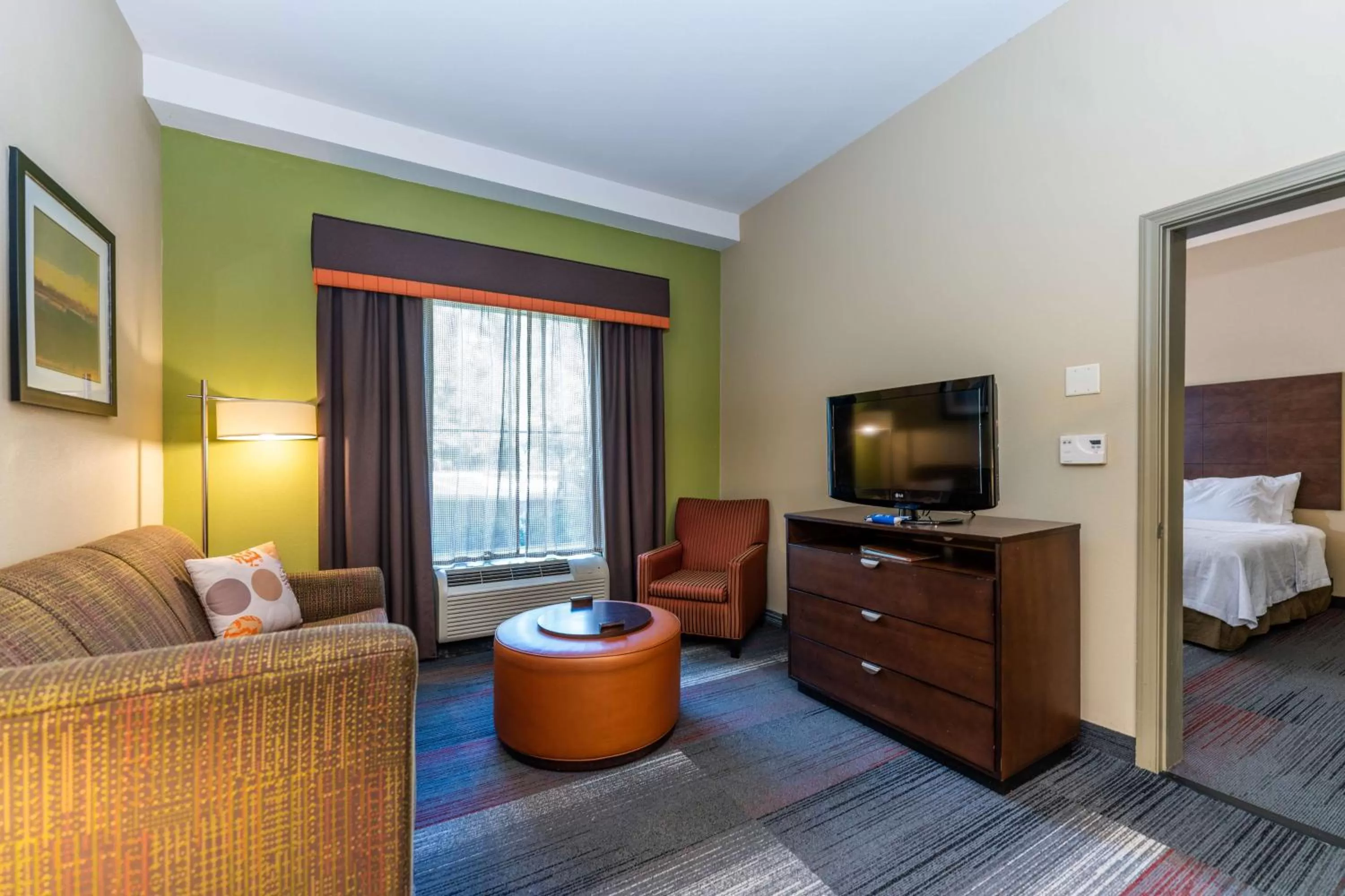 Living room, Bed in Homewood Suites by Hilton Birmingham-SW-Riverchase-Galleria