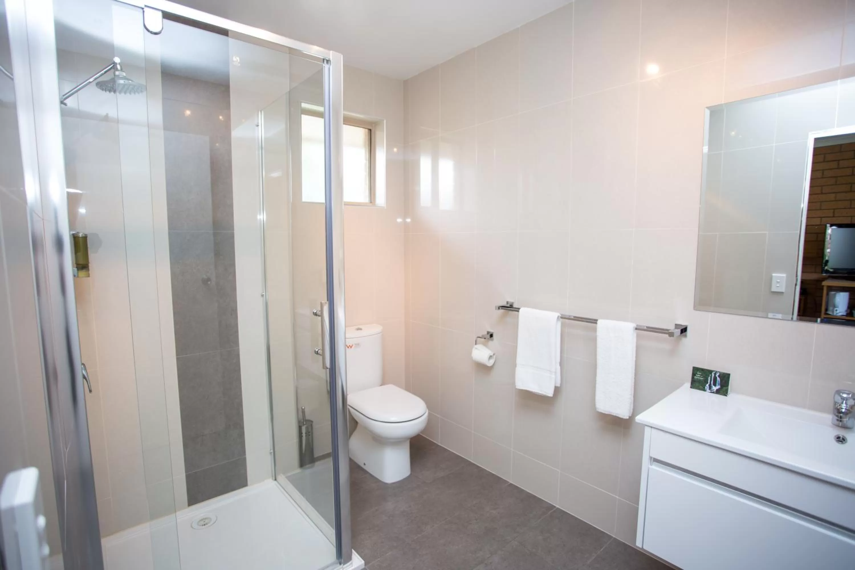 Bathroom in Blue Whale Motor Inn & Apartments