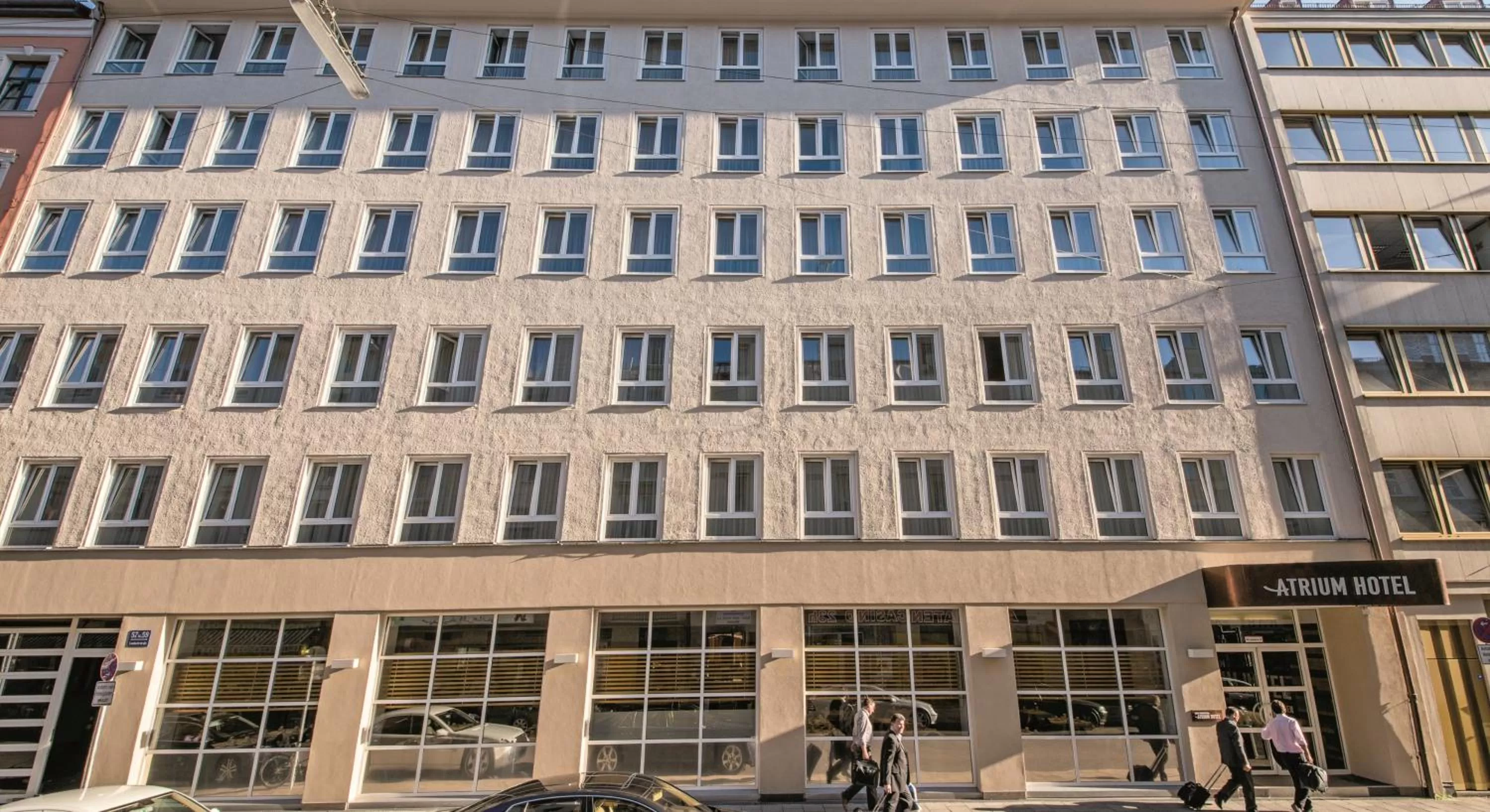 Property building in Boutique Hotel Atrium München