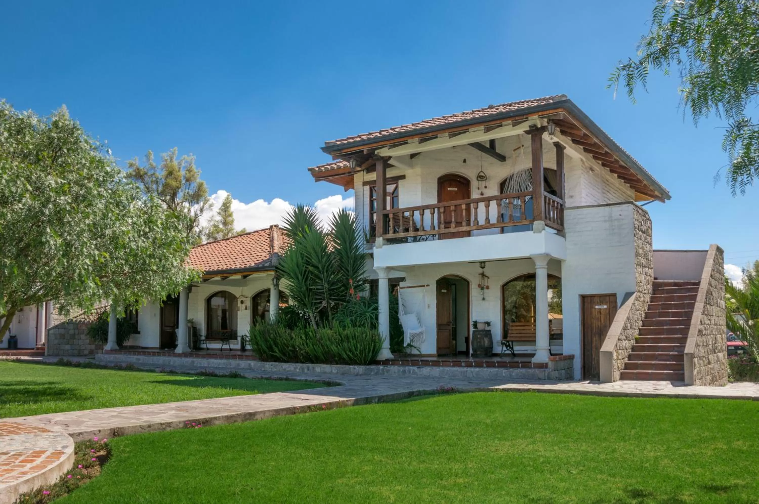 Garden in Hotel Hacienda Abraspungo