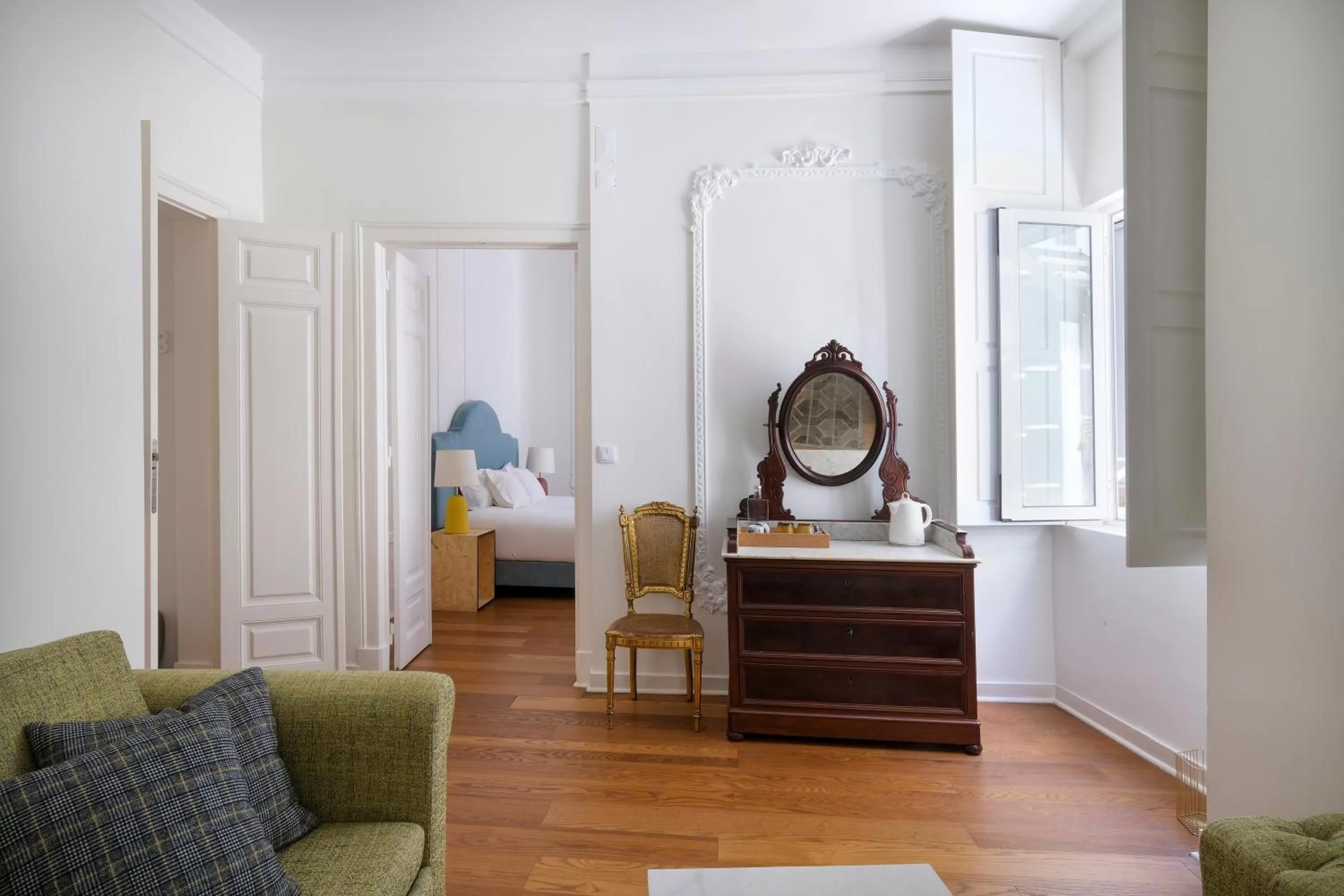 Living room, Bed in 1869 Príncipe Real House